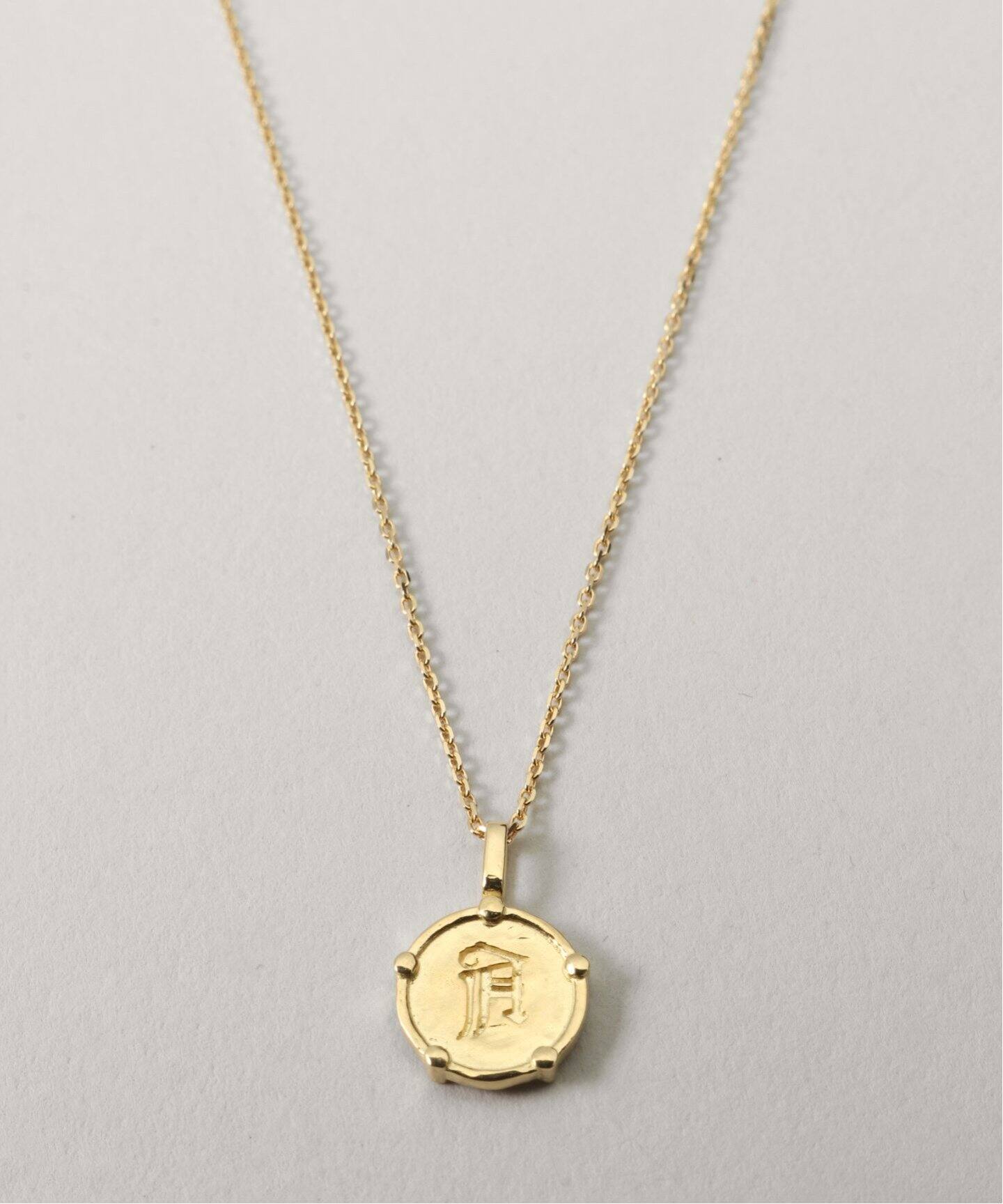 GIGI/ジジ】44cm Blackletter coin necklace（ネックレス）｜AP STUDIO 