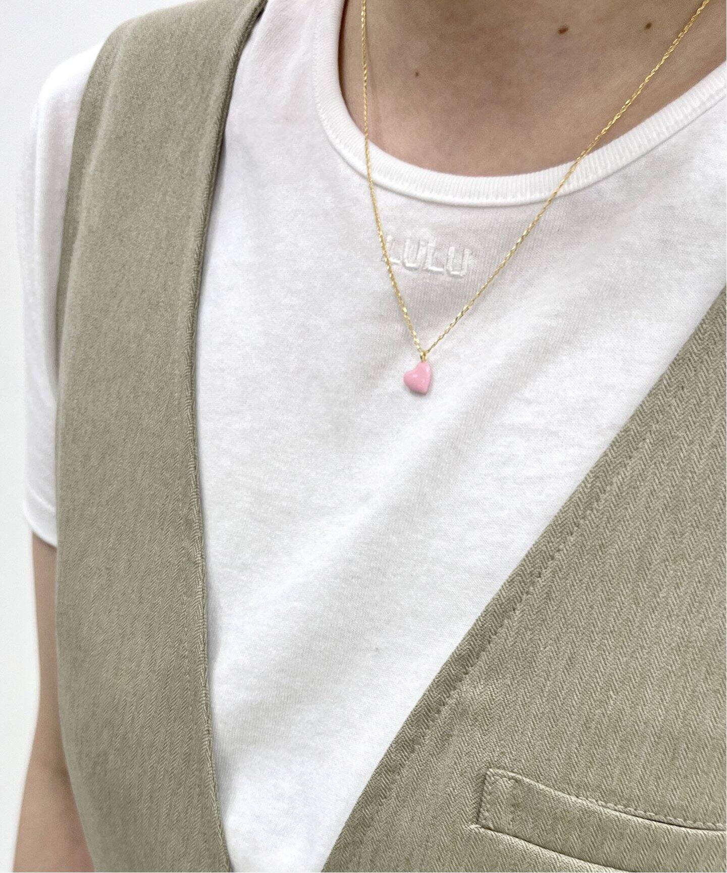 momocreatura/モモクリアチュラ】Enamel Heart Necklace（ネックレス  