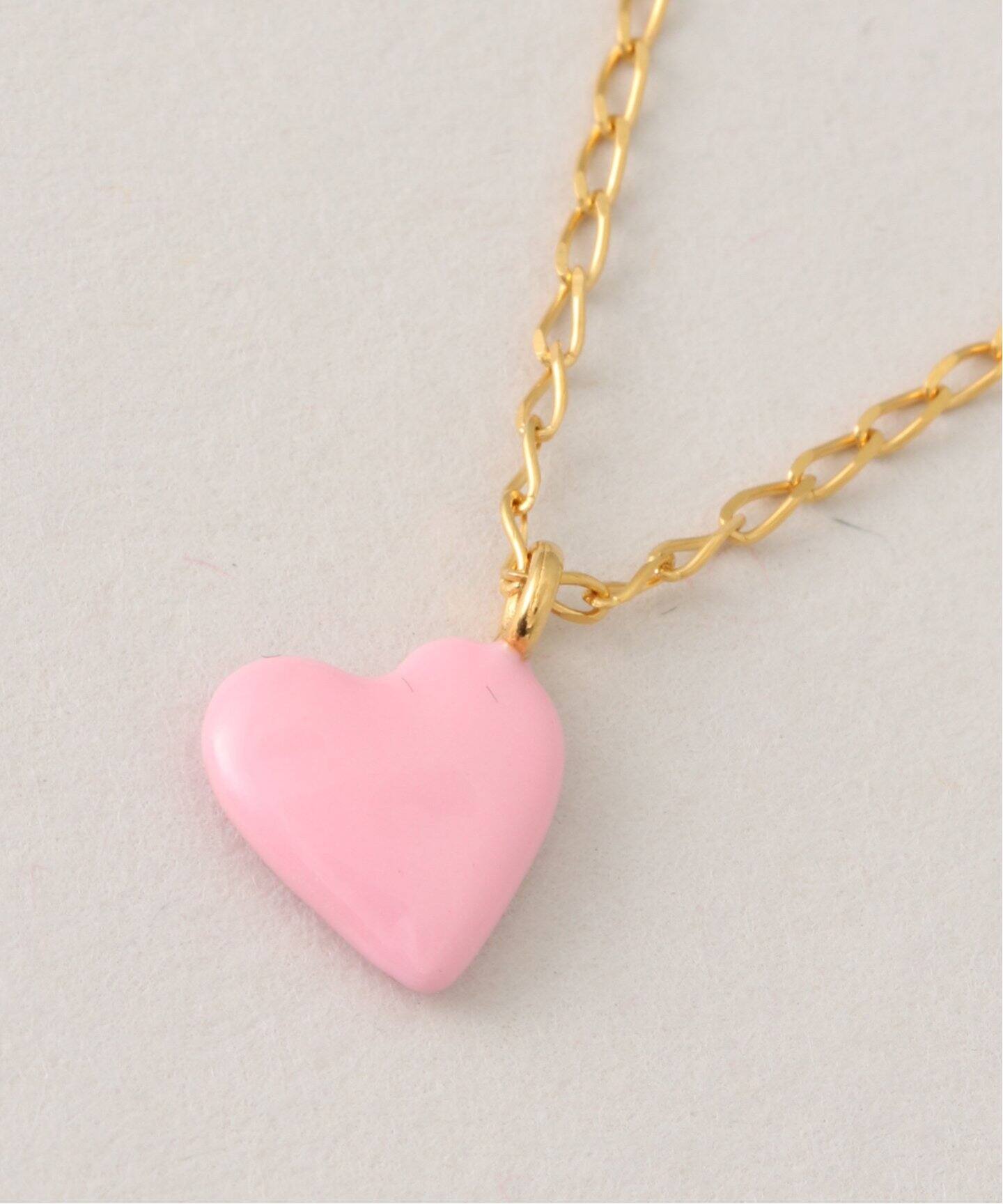 momocreatura/モモクリアチュラ】Enamel Heart Necklace（ネックレス  