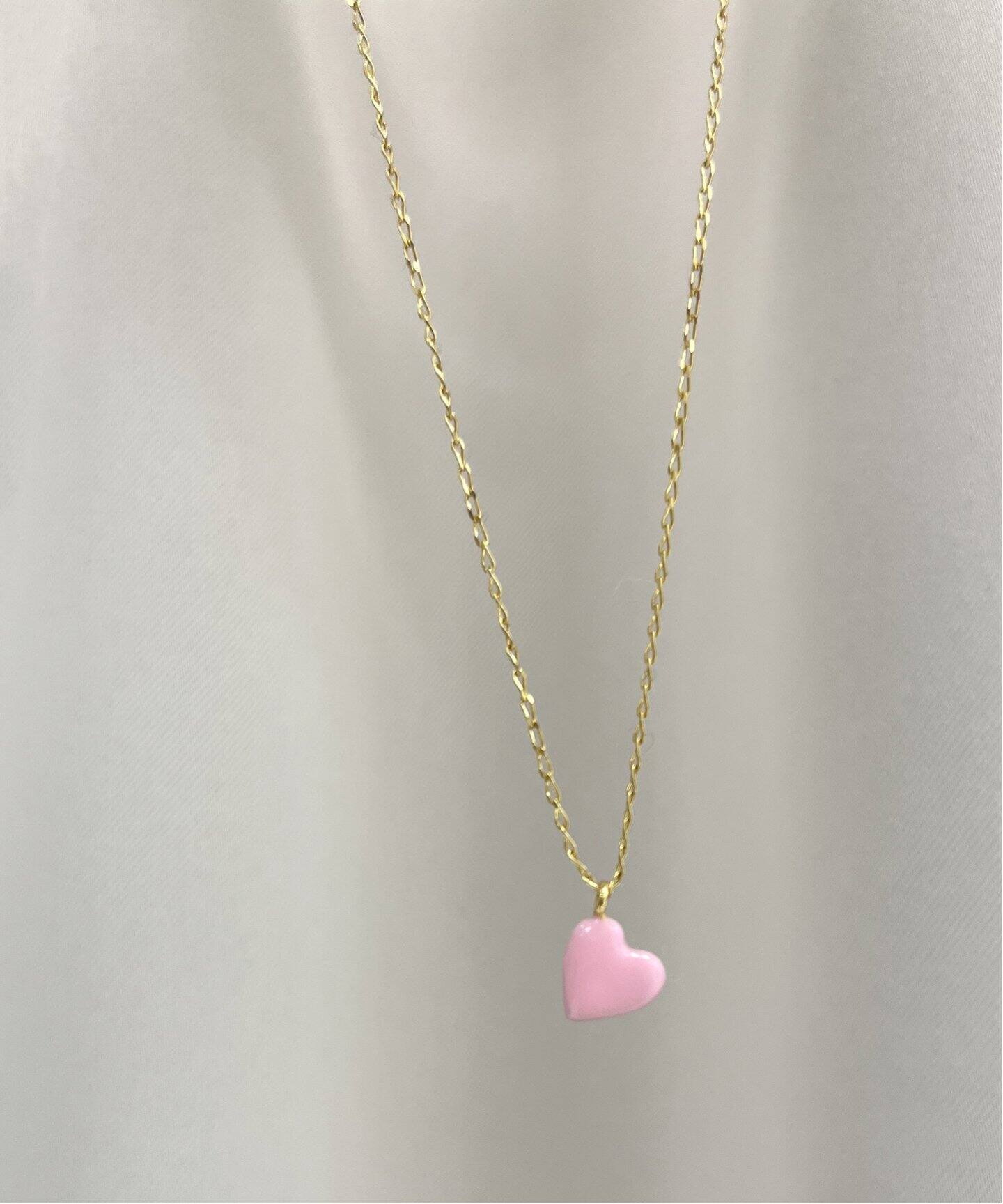 momocreatura/モモクリアチュラ】Enamel Heart Necklace（ネックレス  