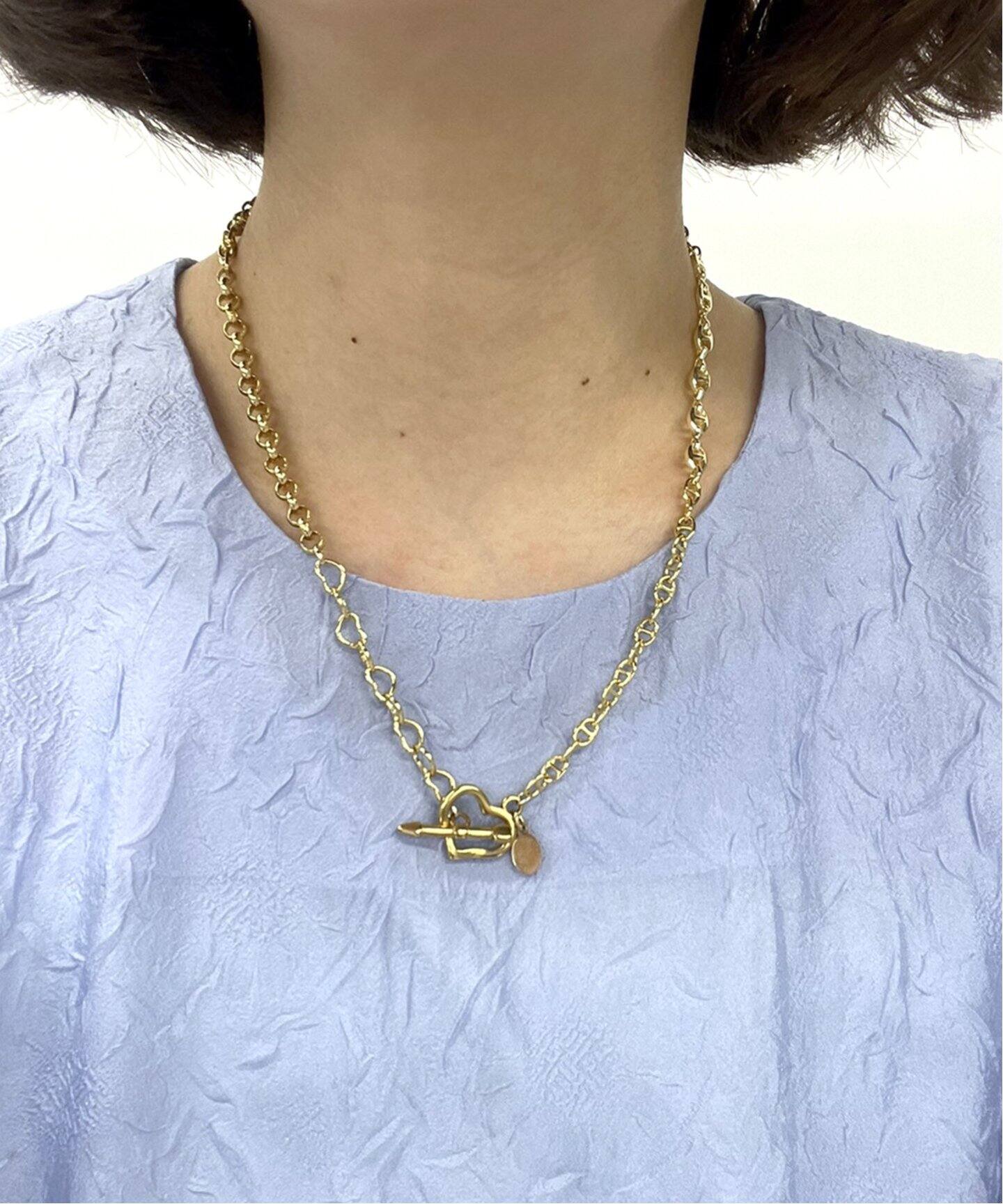 ≪別注≫【Foundry Mews × EDIT.FOR.LULU 】NEW Heart necklace 