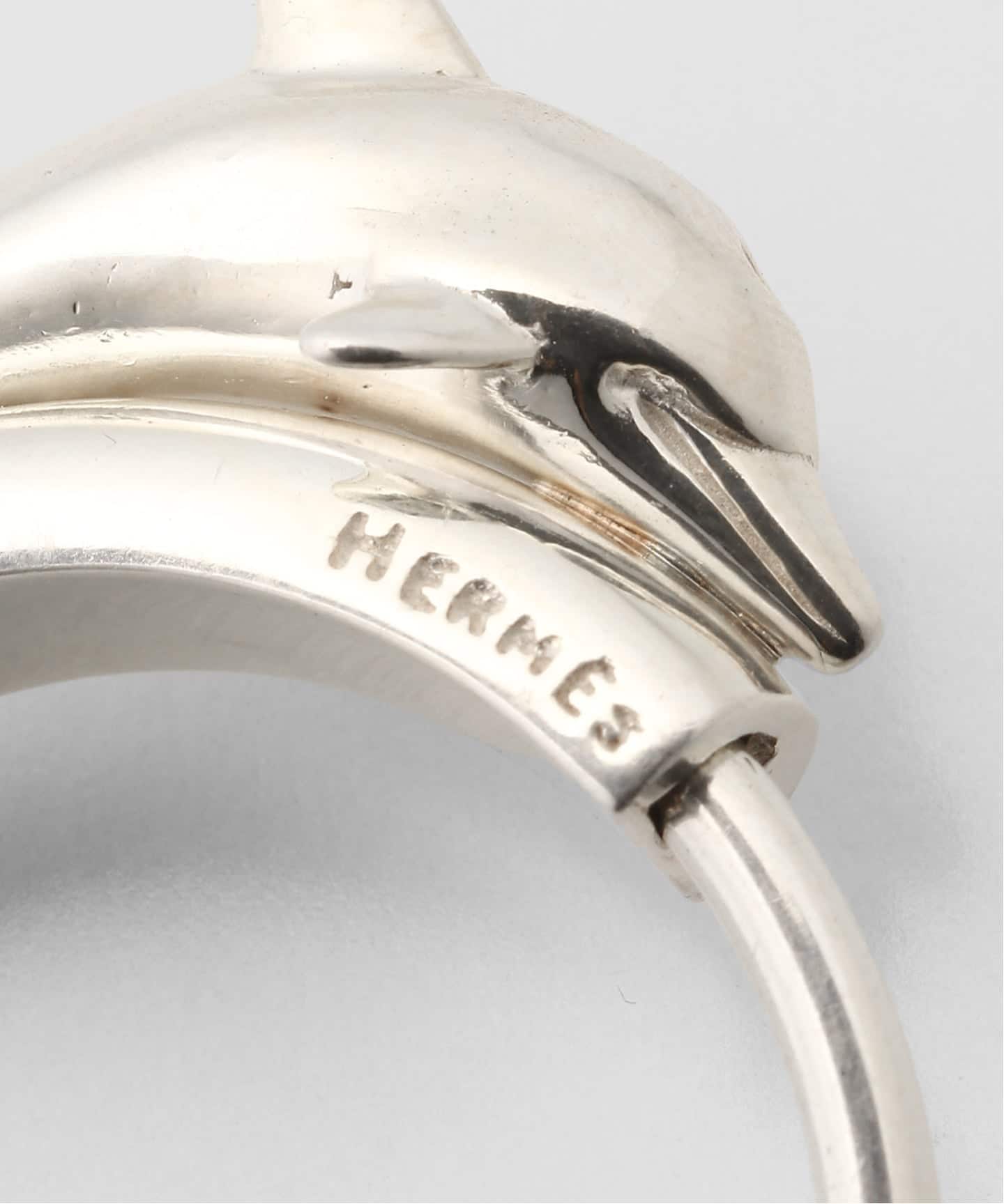 エルメス HERMESキーリング シルバー VINTAGE HERMES/エルメス】Keyring（キーケース／キーアクセサリー