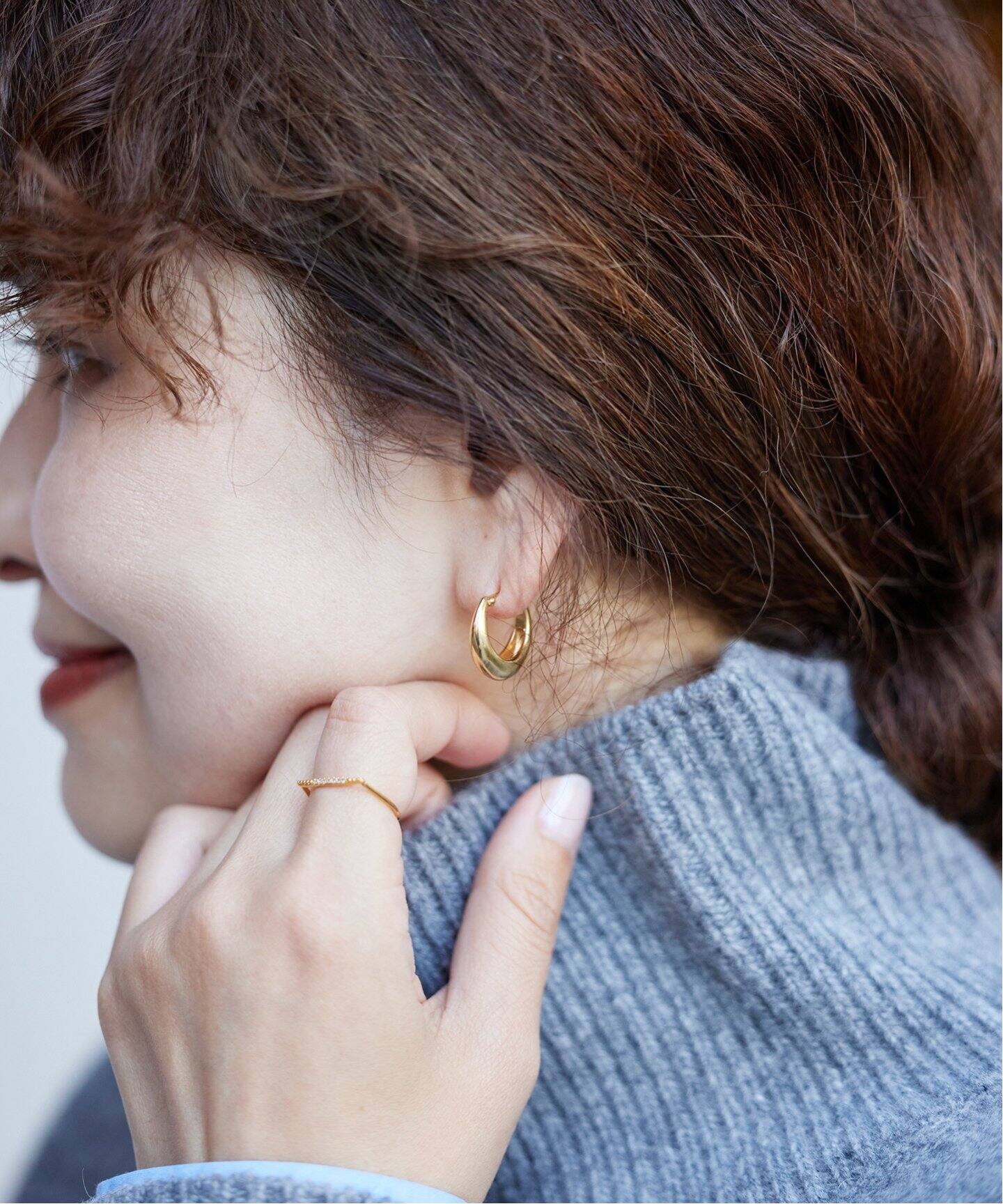 MARIHA/マリハ】 Mystic Orbs フープピアス(両耳)（ピアス（両耳用  