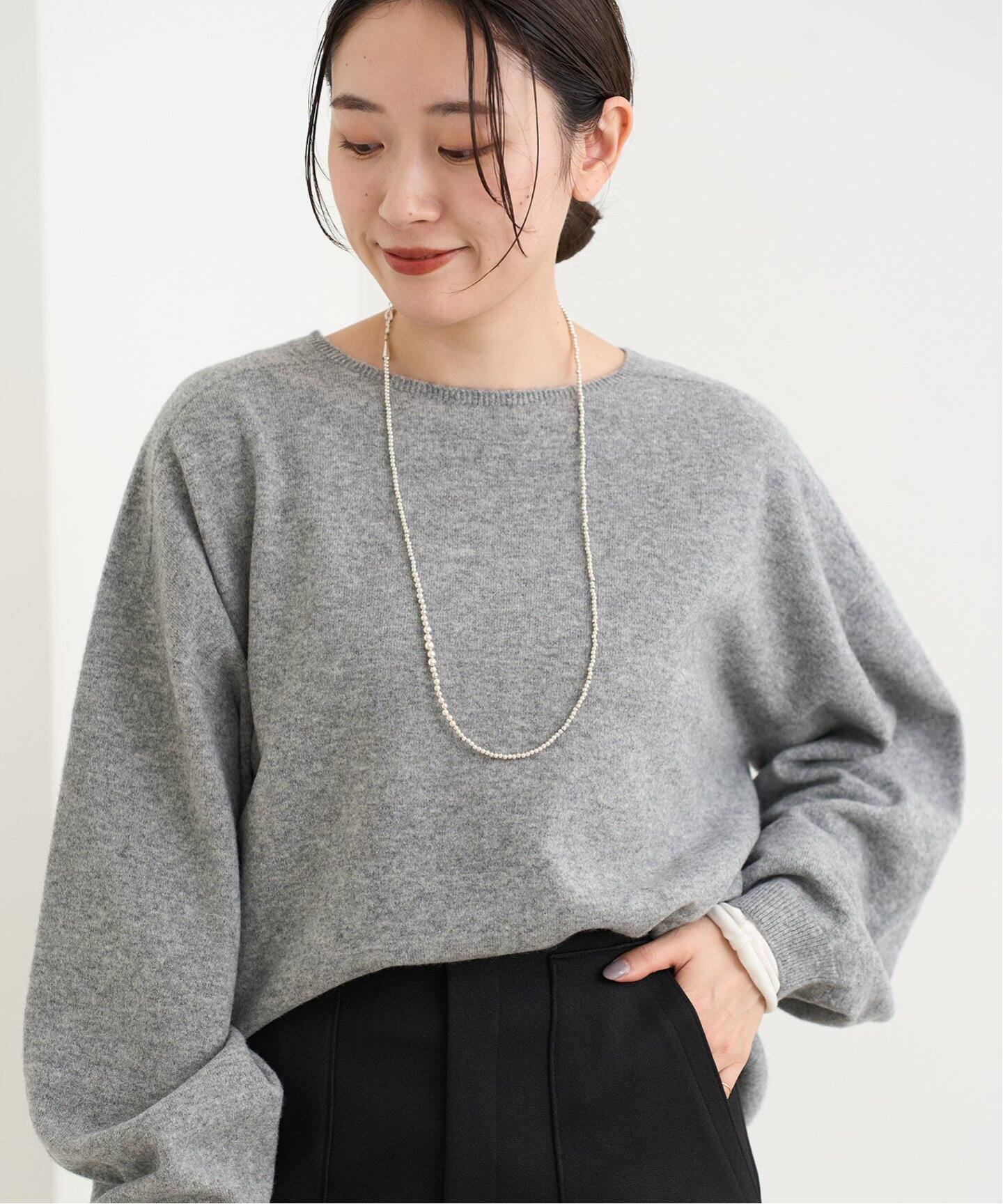 ERICKA NICOLAS BEGAY】NAVAHOP GRADATION PEARL ネックレス 80cm 