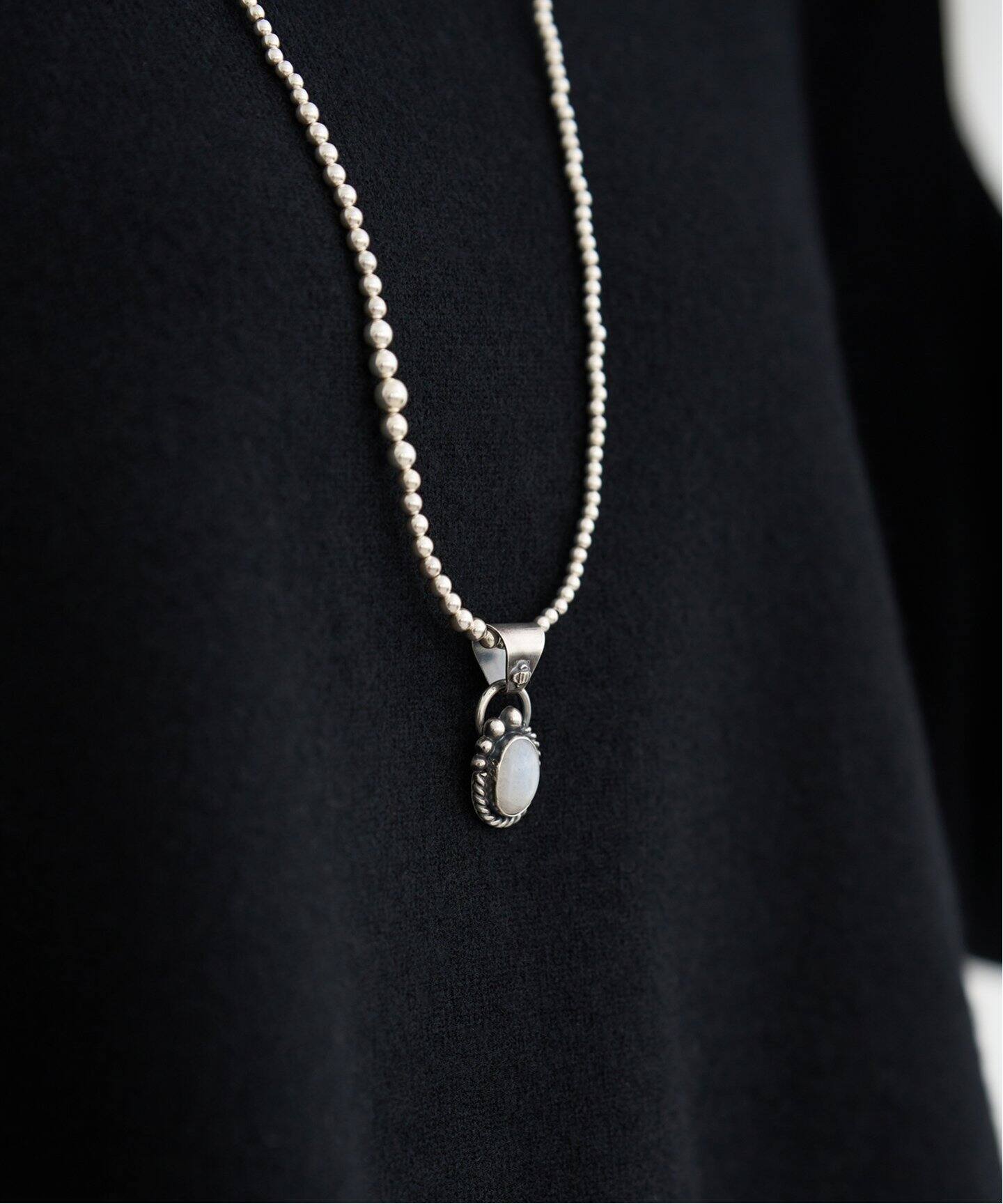 ERICKA NICOLAS BEGAY】NAVAHOP GRADATION PEARL ネックレス 80cm 
