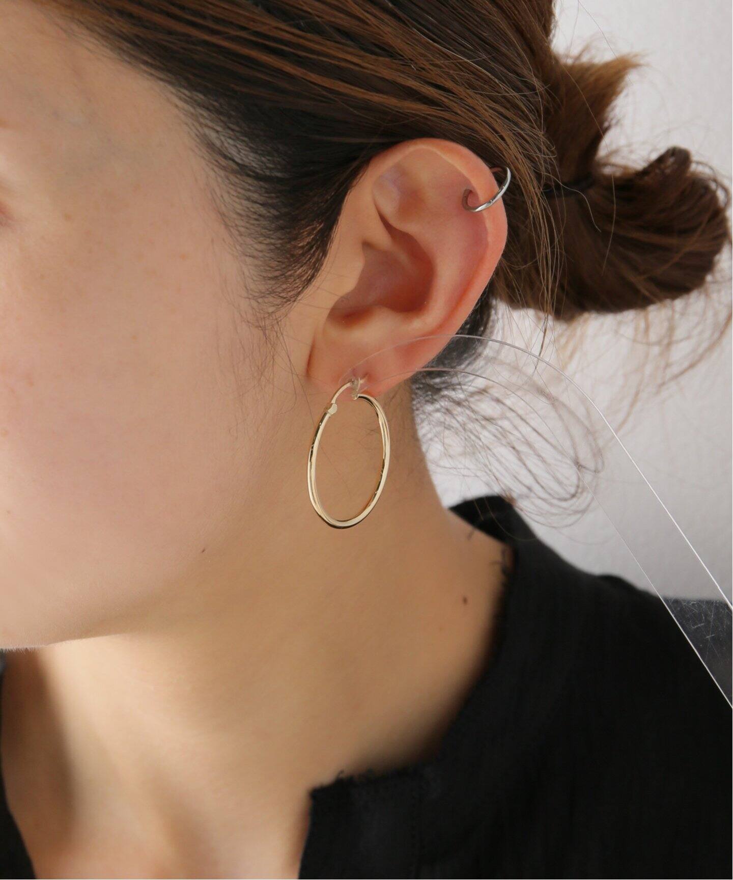 14K EARRINGS M ピアス（両耳）（ピアス（両耳用））｜Plage 