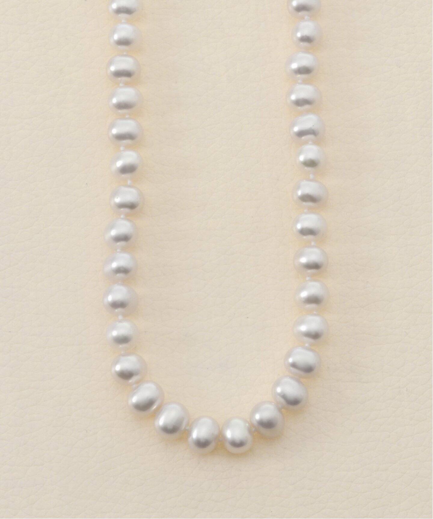 追加》【Lilas/リラ】 別注 POTATO PEARL 52 ネックレス（ネックレス 