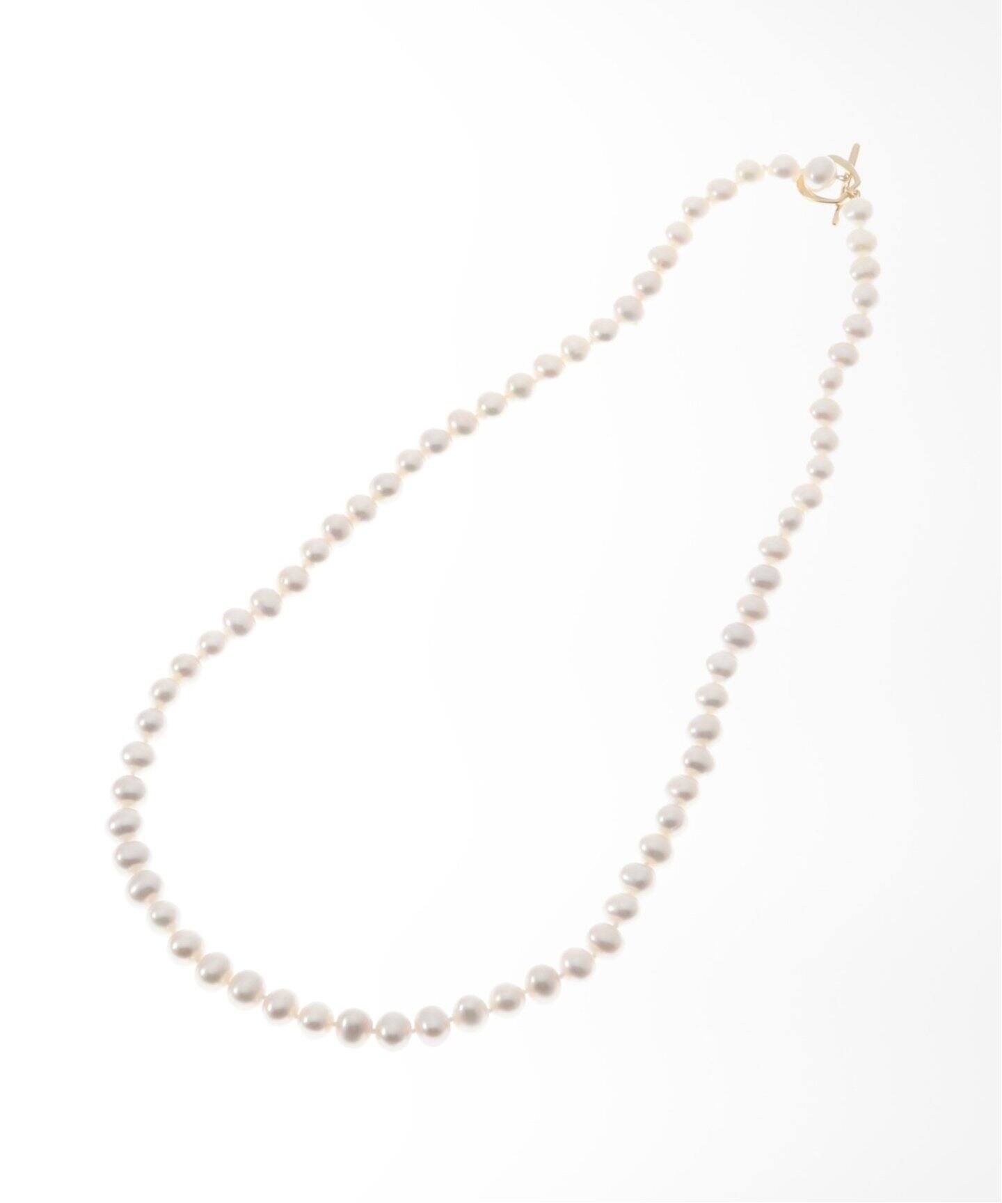 追加》【Lilas/リラ】 別注 POTATO PEARL 52 ネックレス（ネックレス 