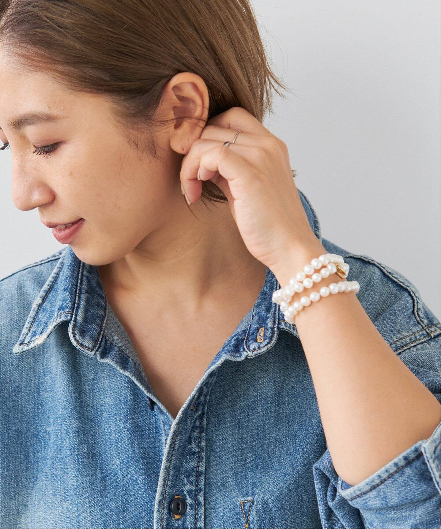 追加》【Lilas/リラ】 別注 POTATO PEARL 52 ネックレス（ネックレス  