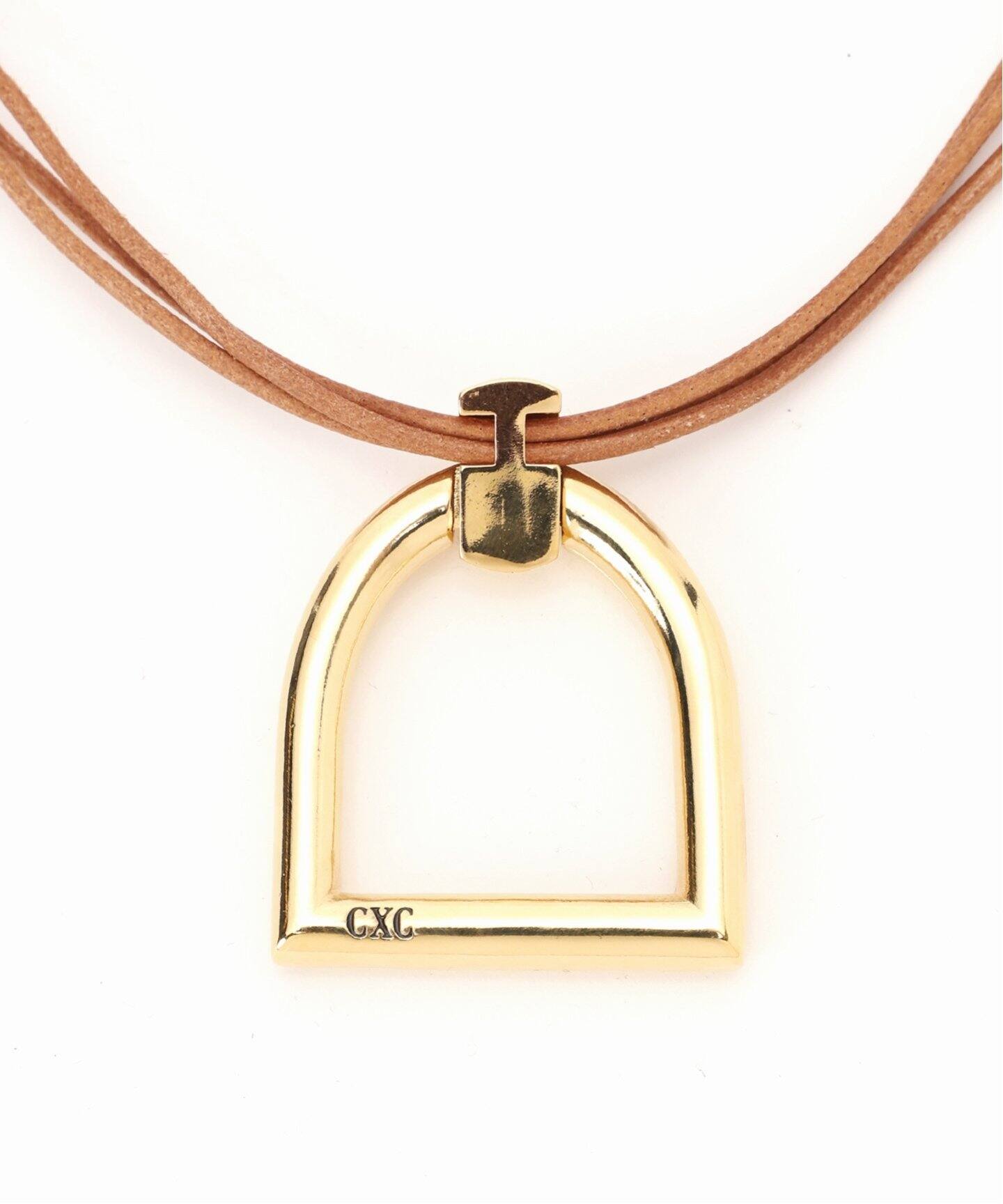 CXC/シーエックスシー】別注 LEATHER ARCH ネックレス（ネックレス 
