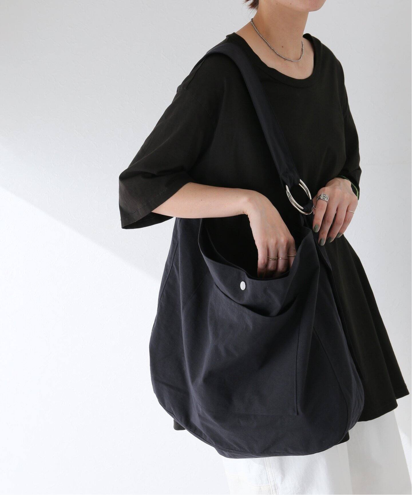 MY___ / マイ】 NYLON CANVAS SHOULDER BAG（UNISEX）（ショルダー 