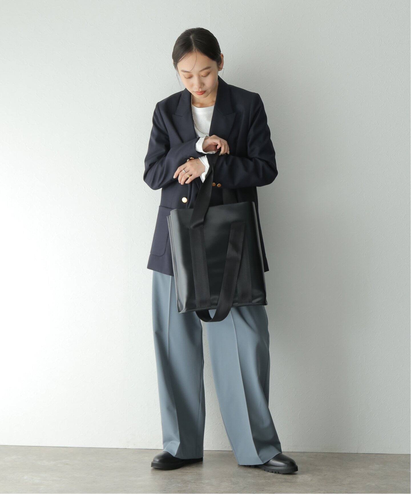 MY___ / マイ】 MY_ベッチュウPIENI DOUBLE BAG(L)（ショルダーバッグ 