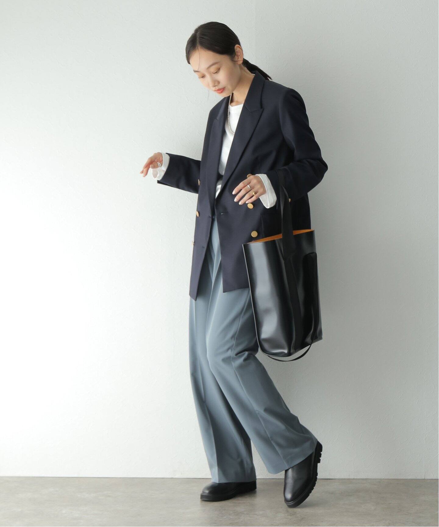 MY___ / マイ】 MY_ベッチュウPIENI DOUBLE BAG(L)（ショルダーバッグ 