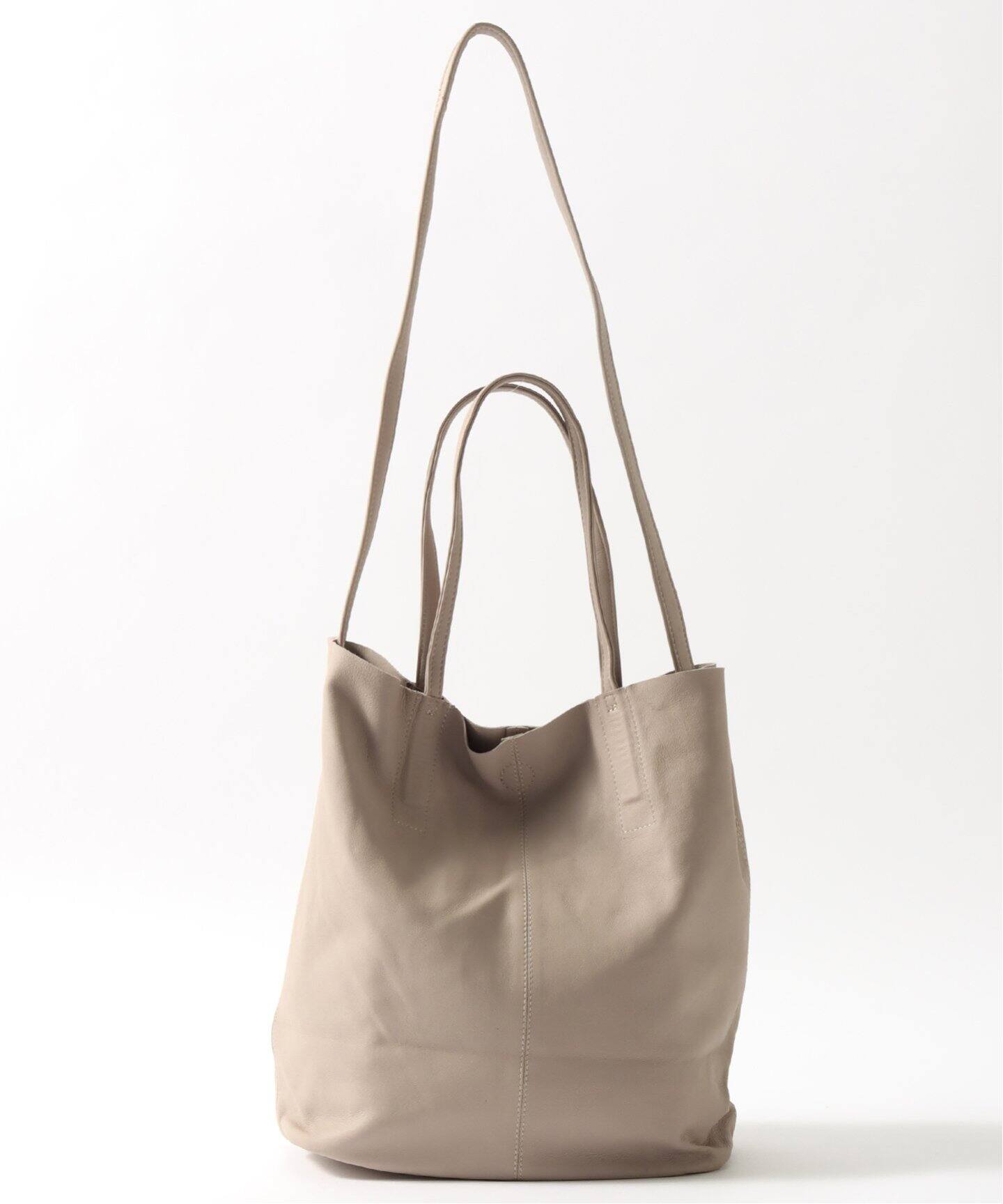 Morphee / モルフェ】GOAT LEATHER 3WAY MEDIUM TOTE（ショルダー 
