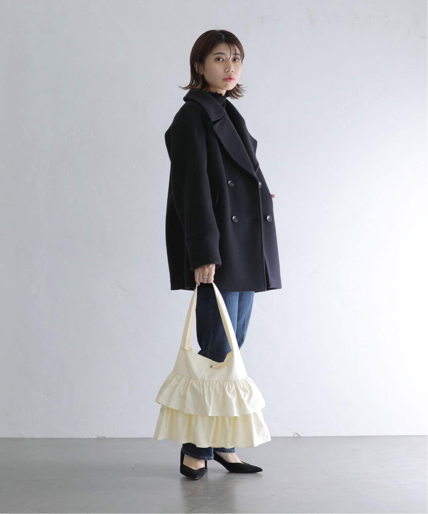サテンフリルBAG（トートバッグ）｜La Totalite（ラ トータリテ）の