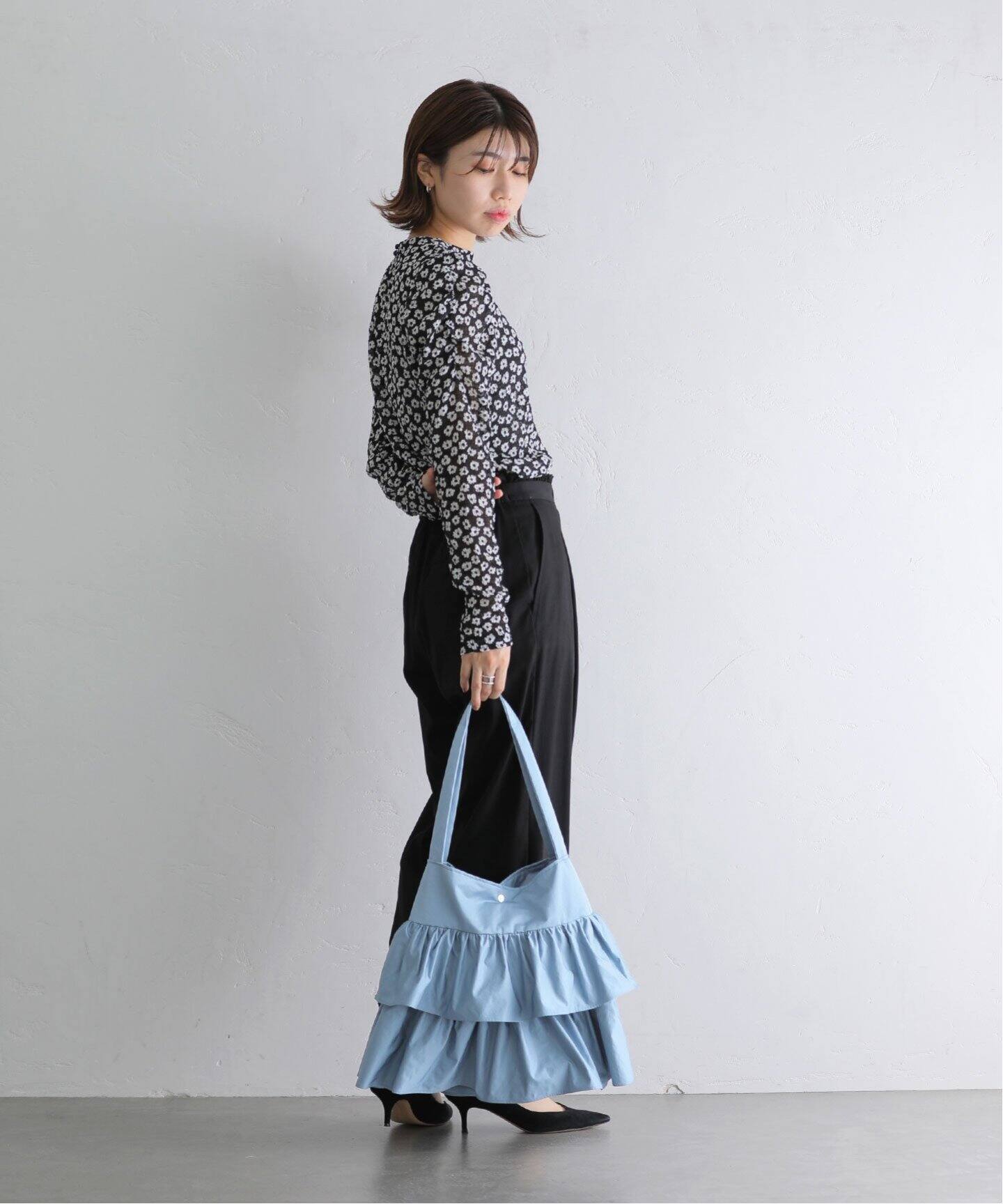 サテンフリルBAG（トートバッグ）｜La Totalite（ラ トータリテ）の