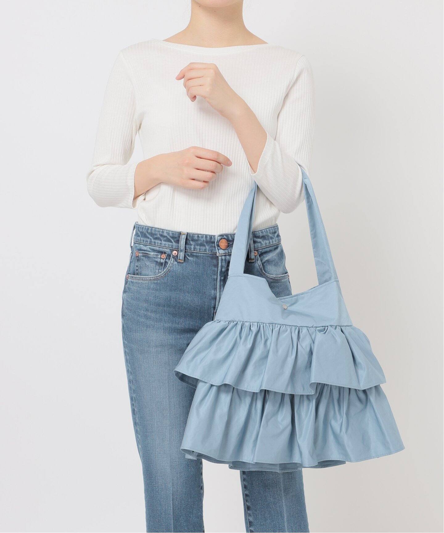 サテンフリルBAG（トートバッグ）｜La Totalite（ラ トータリテ）の