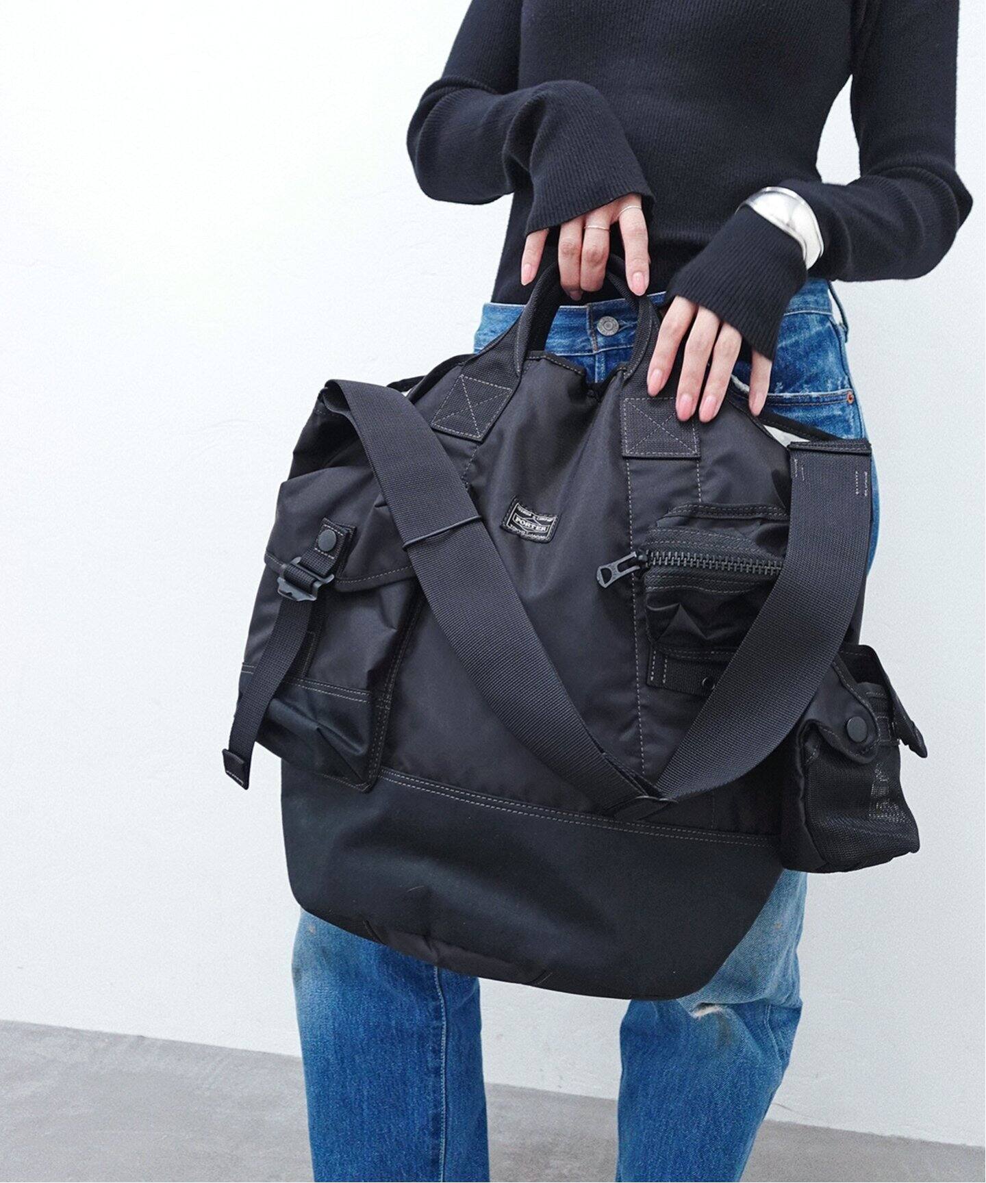 ≪一部店舗+WEB限定≫【PORTER ALL】2WAY BUCKET TOTE with POUCHES 