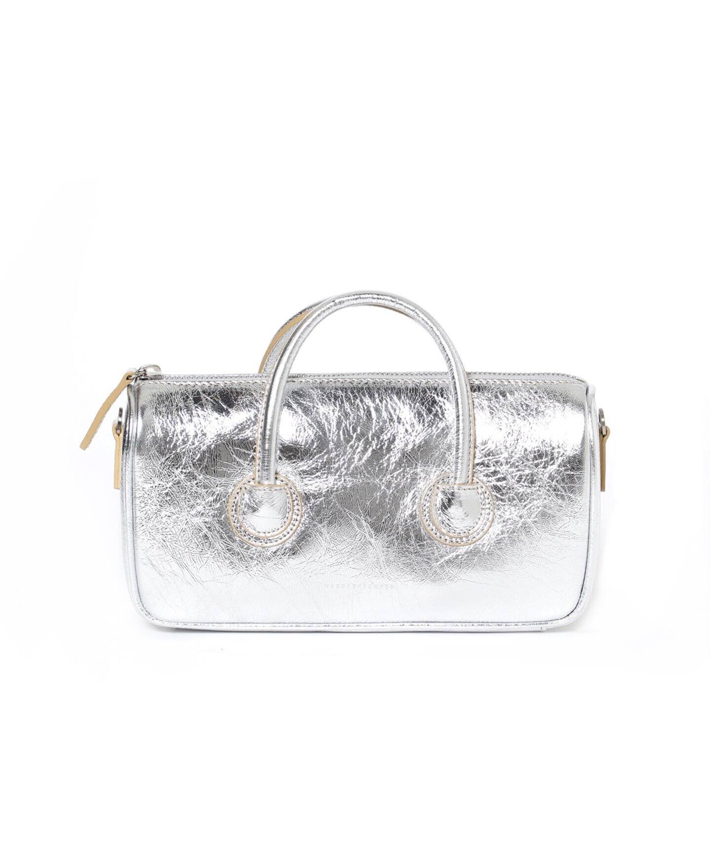 MARGE SHERWOOD/マージシャーウッド】ZIPPER S BAG metalic  