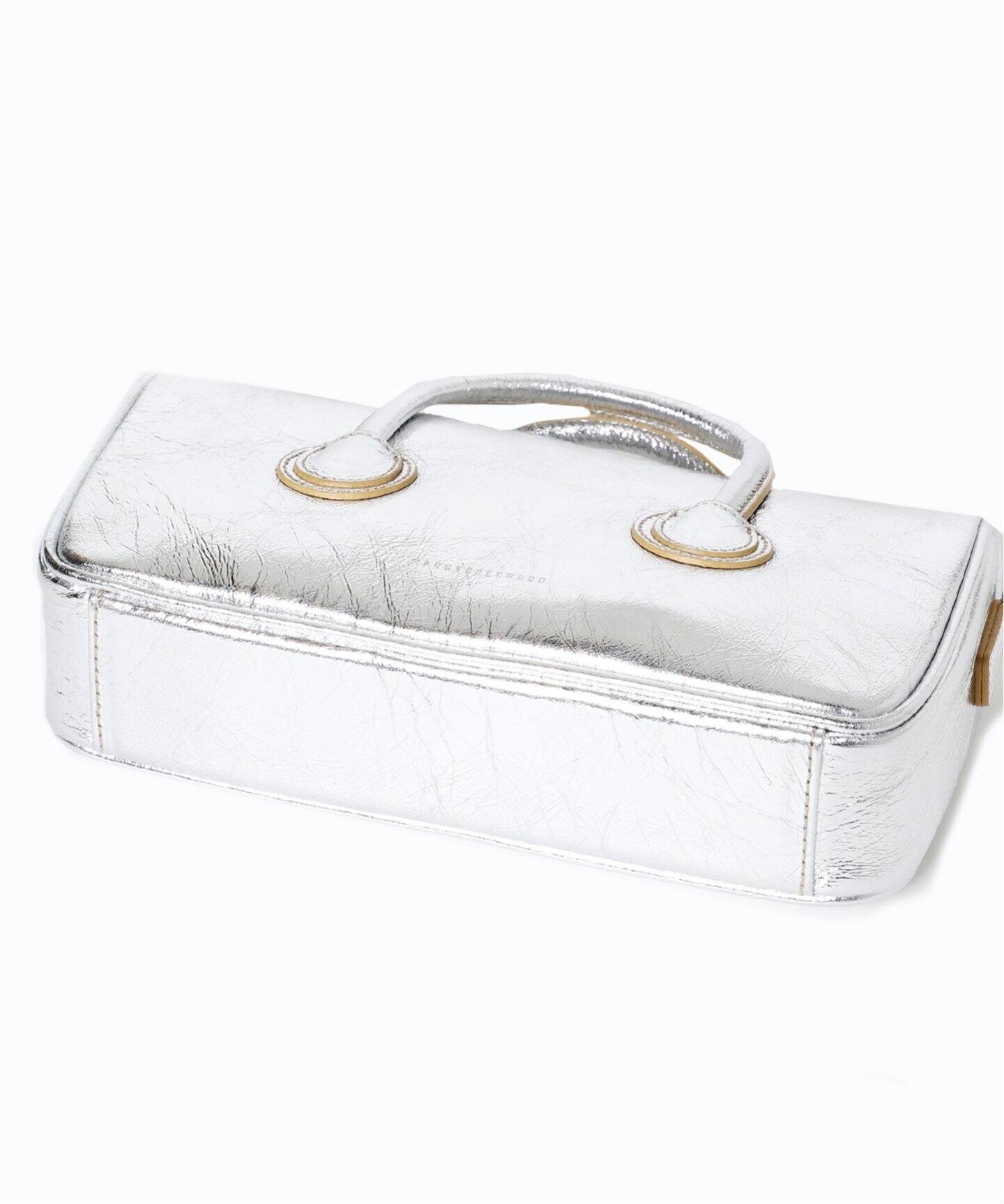 MARGE SHERWOOD/マージシャーウッド】ZIPPER S BAG metalic  