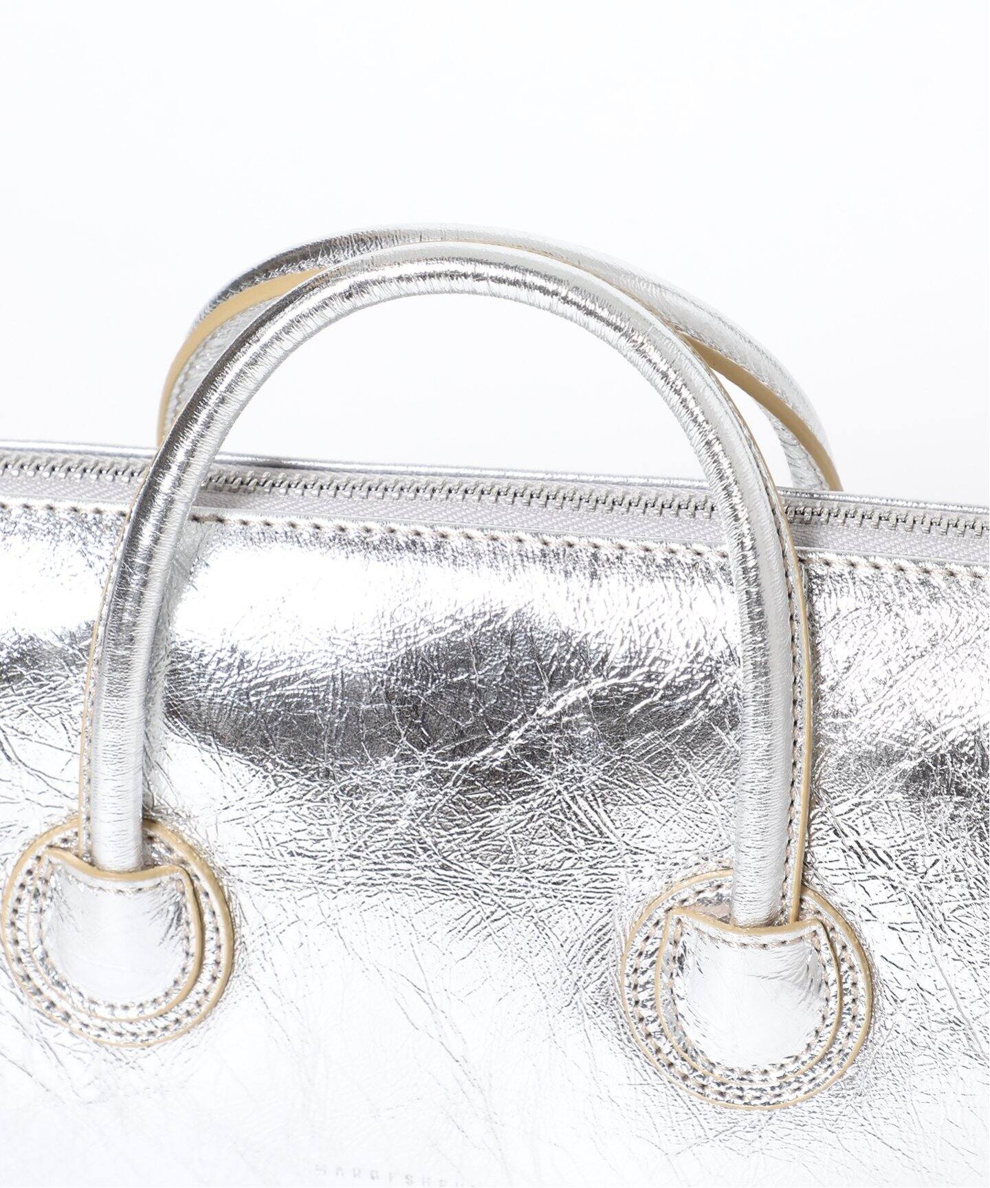 MARGE SHERWOOD/マージシャーウッド】ZIPPER S BAG metalic  