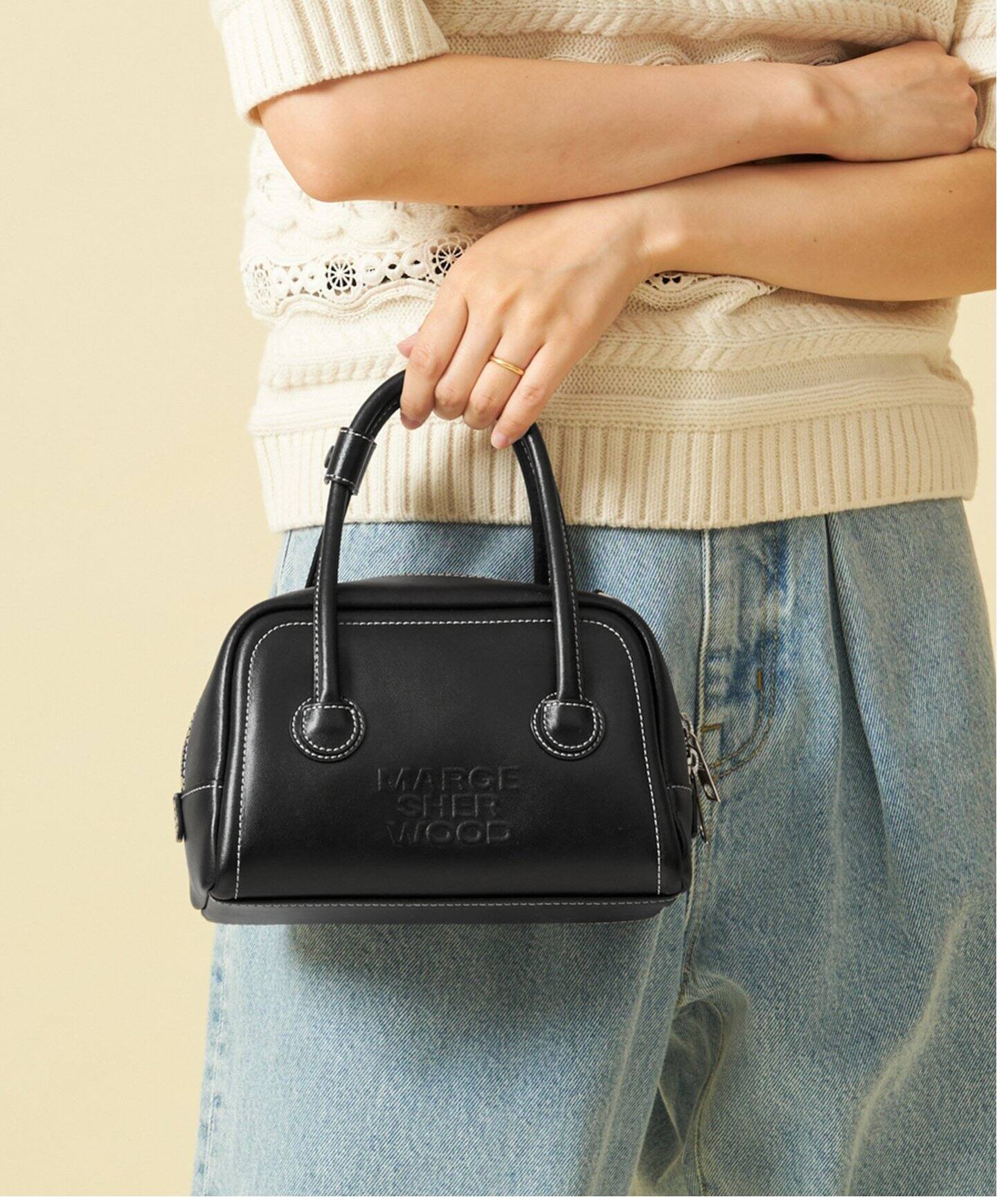 MARGE SHERWOOD/マージシャーウッド】 SOFT TOTE MINI（ハンドバッグ 