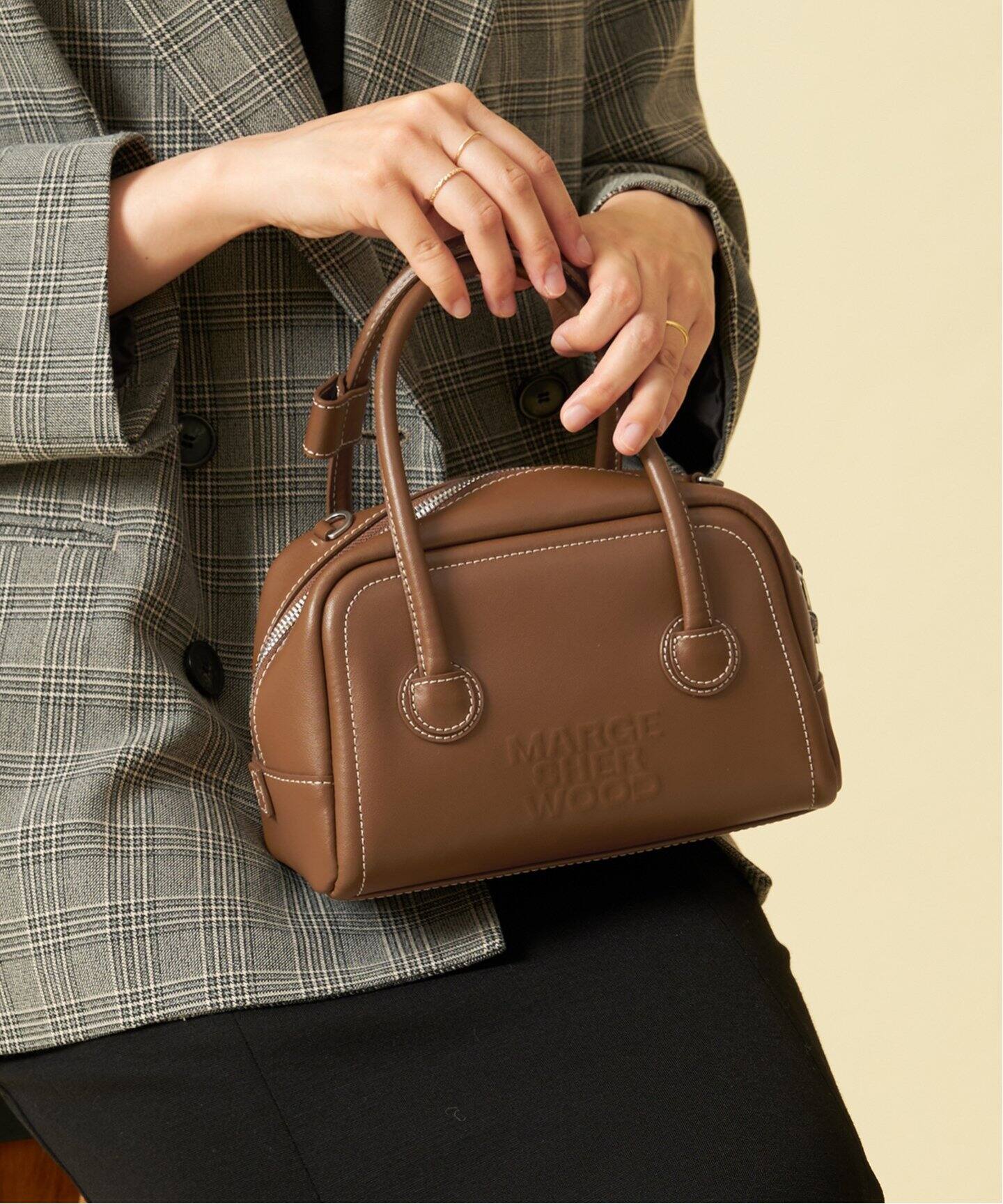MARGE SHERWOOD/マージシャーウッド】 SOFT TOTE MINI（ハンドバッグ 