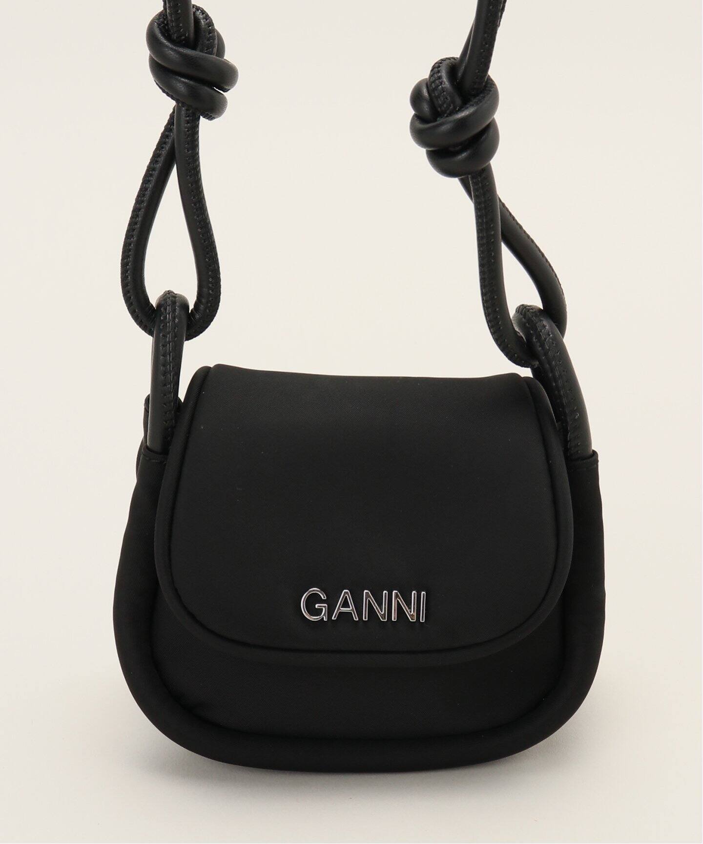 GANNI/ガニー】 Knot Mini Flap Over（ショルダーバッグ）｜U by  