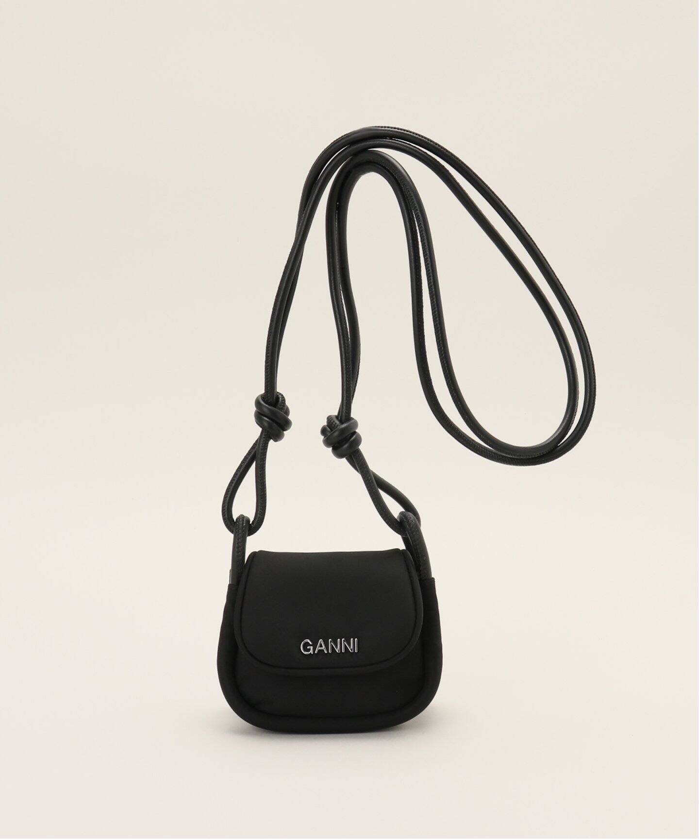 GANNI/ガニー】 Knot Mini Flap Over（ショルダーバッグ）｜U by 