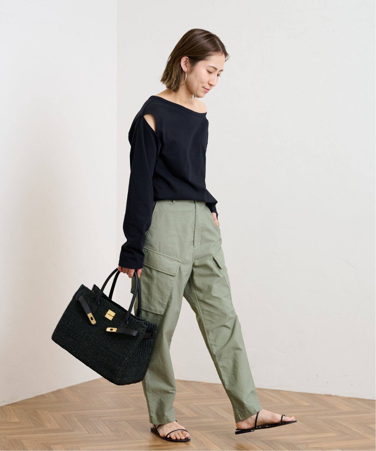 COTTO/コット】BELT BASKET バッグ（かごバッグ）｜FRAMeWORK  