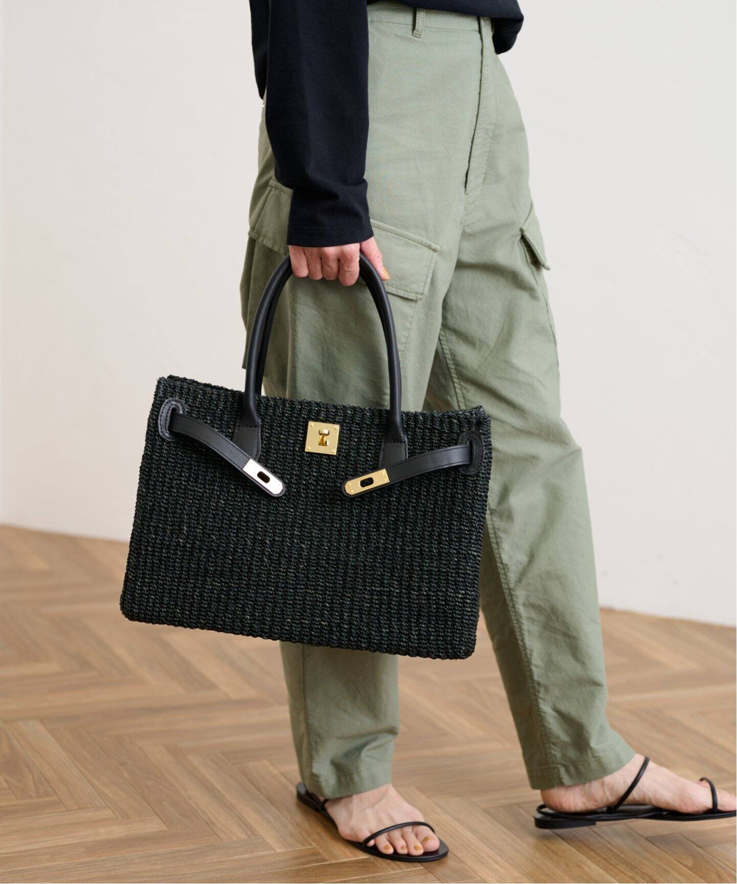 COTTO/コット】BELT BASKET バッグ（かごバッグ）｜FRAMeWORK  