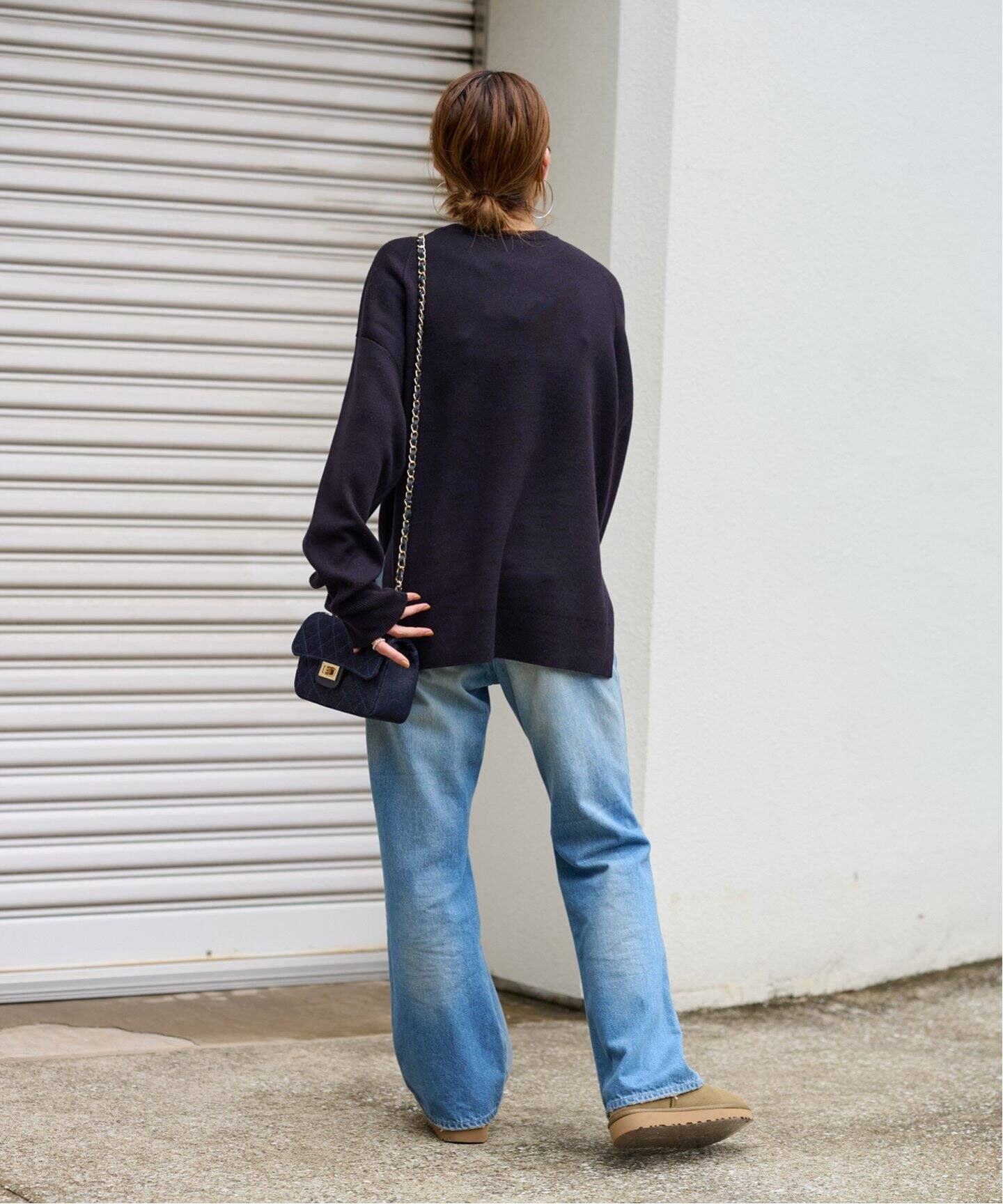 AULENTTI/オウレンティ】デニムキルティングバッグ（ショルダーバッグ  