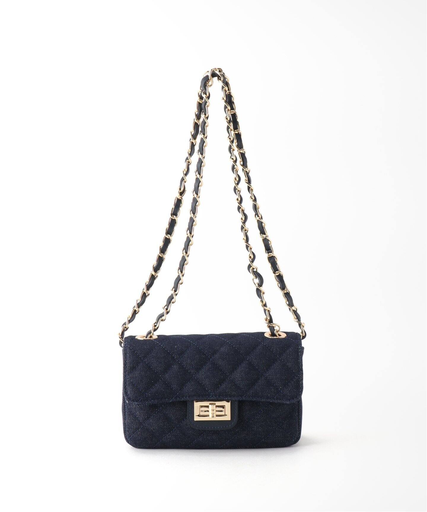 AULENTTI/オウレンティ】デニムキルティングバッグ（ショルダーバッグ  