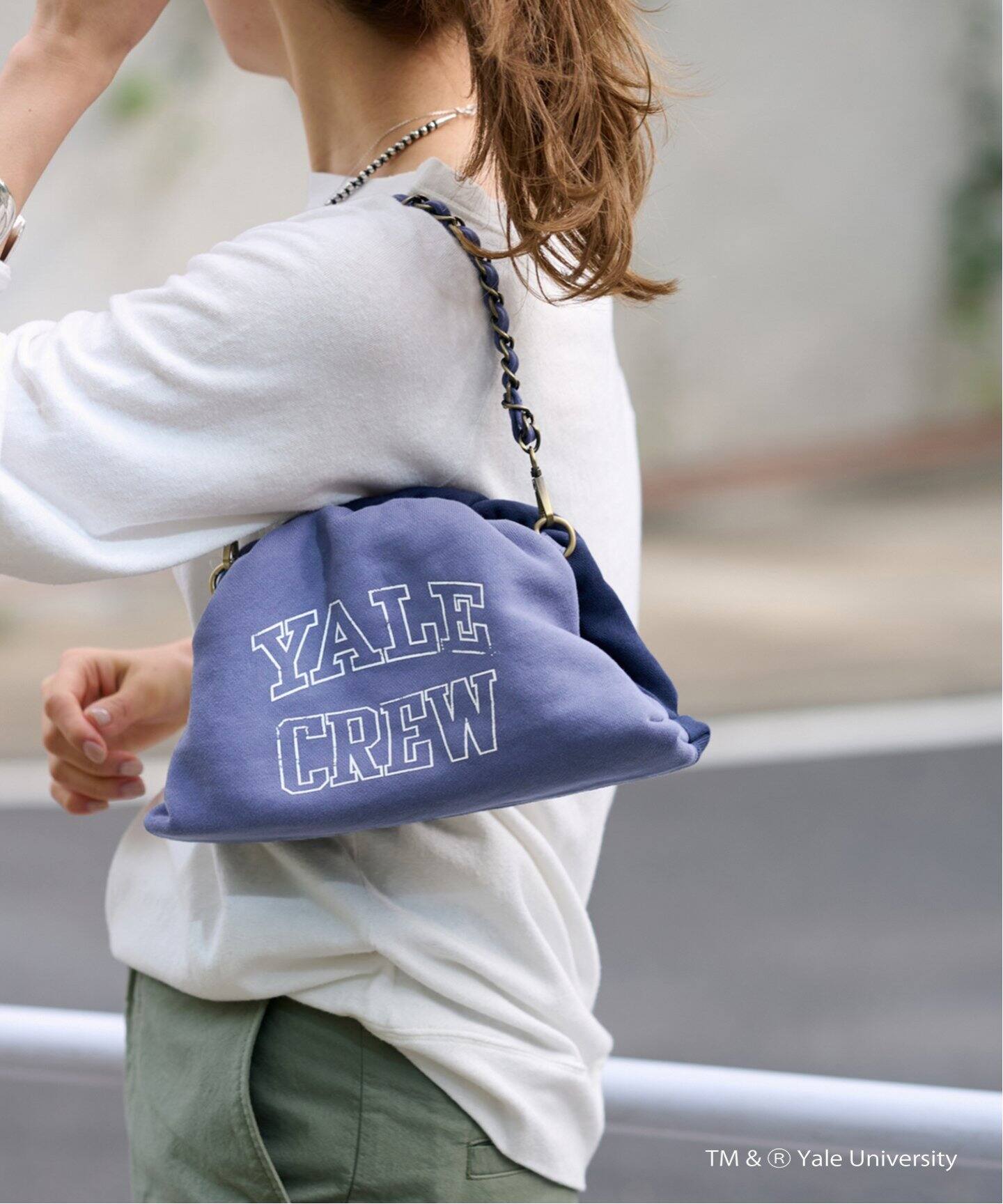 BALMY DAYS/バルミーデイズ】REMAKE DESIGN SWEAT バッグ YALE  