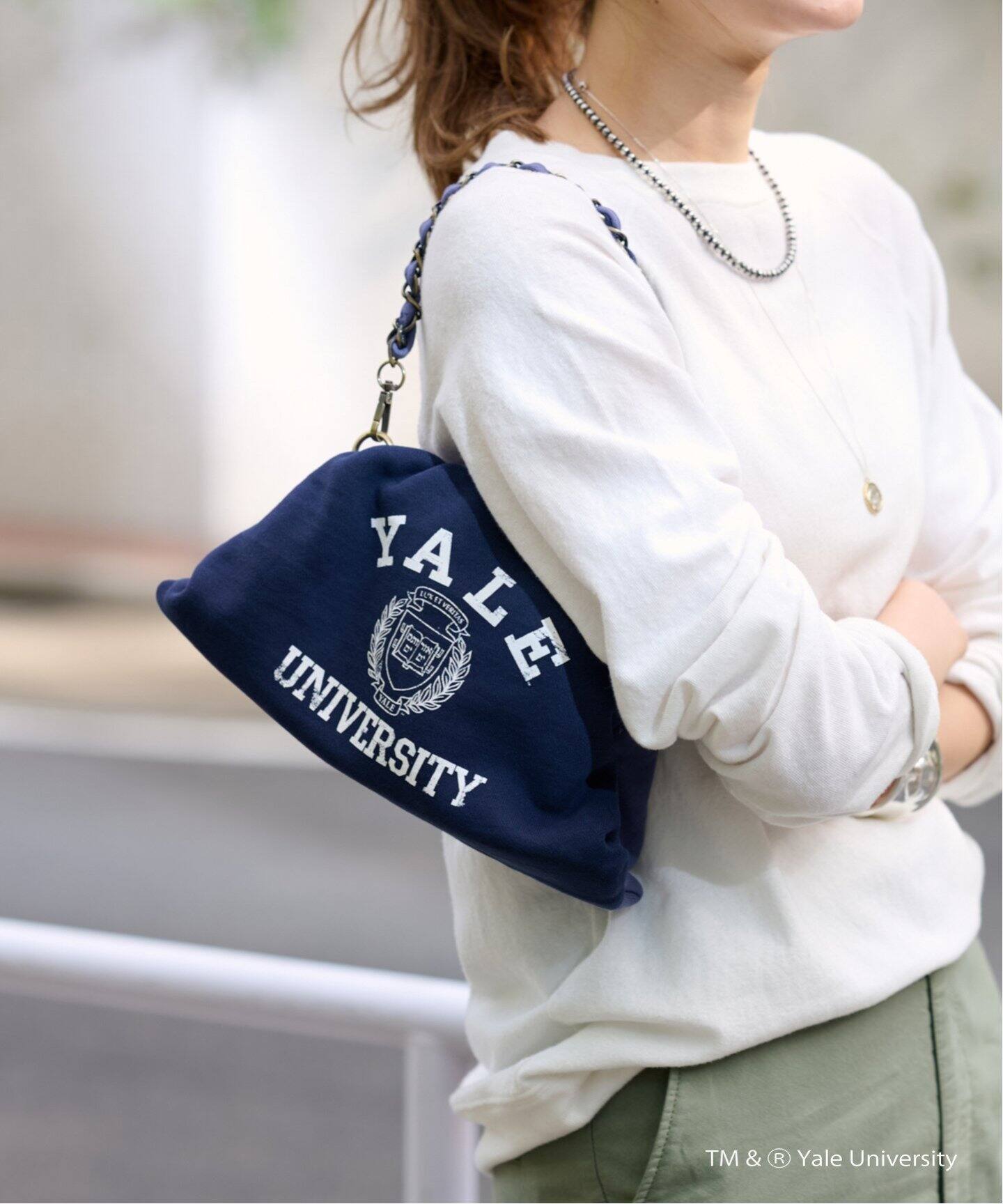 BALMY DAYS/バルミーデイズ】REMAKE DESIGN SWEAT バッグ YALE  