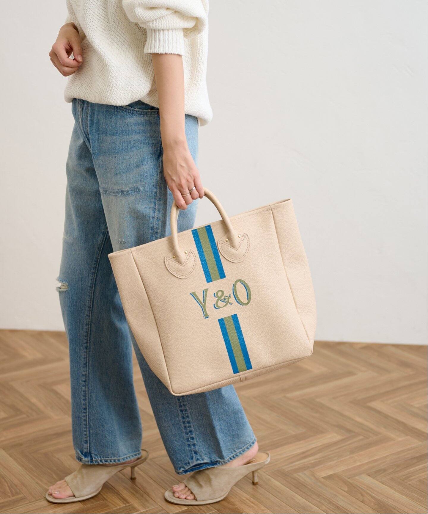 YOUNG&OLSEN/ヤングアンドオルセン】EL PRINTED TOTE M（トートバッグ 