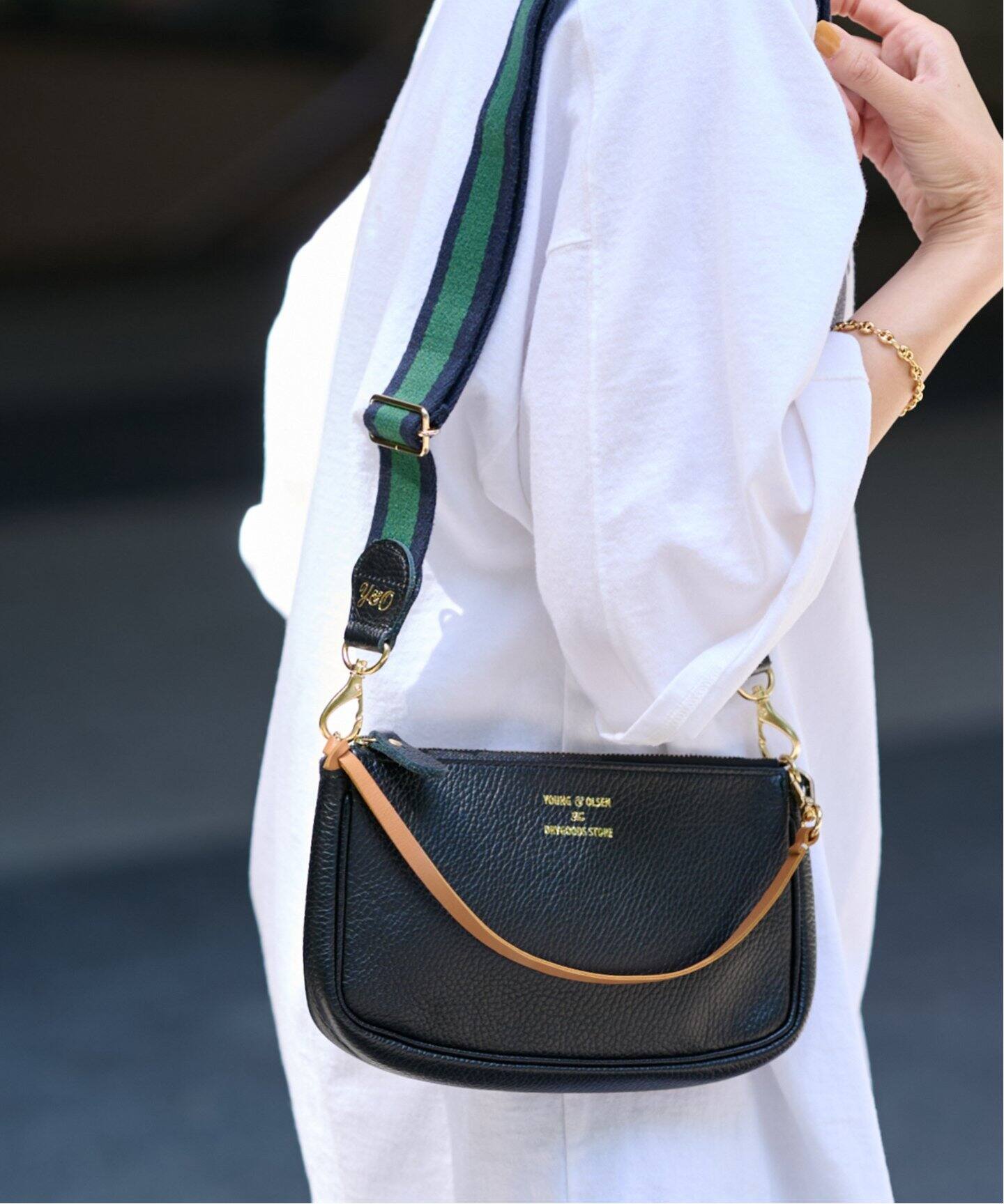 ≪追加≫【YOUNG&OLSEN/ヤングアンドオルセン】別注ストラップ付き2WAY  