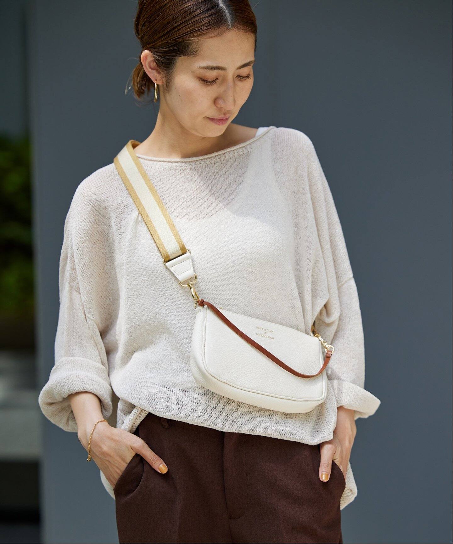 ≪追加≫【YOUNG&OLSEN/ヤングアンドオルセン】別注ストラップ付き2WAY  