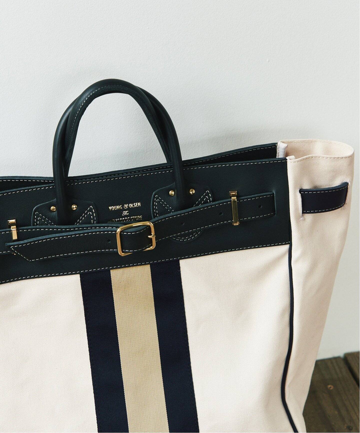 YOUNG&OLSEN/ヤングアンドオルセン】別注ラインテープ TOTE（トート 