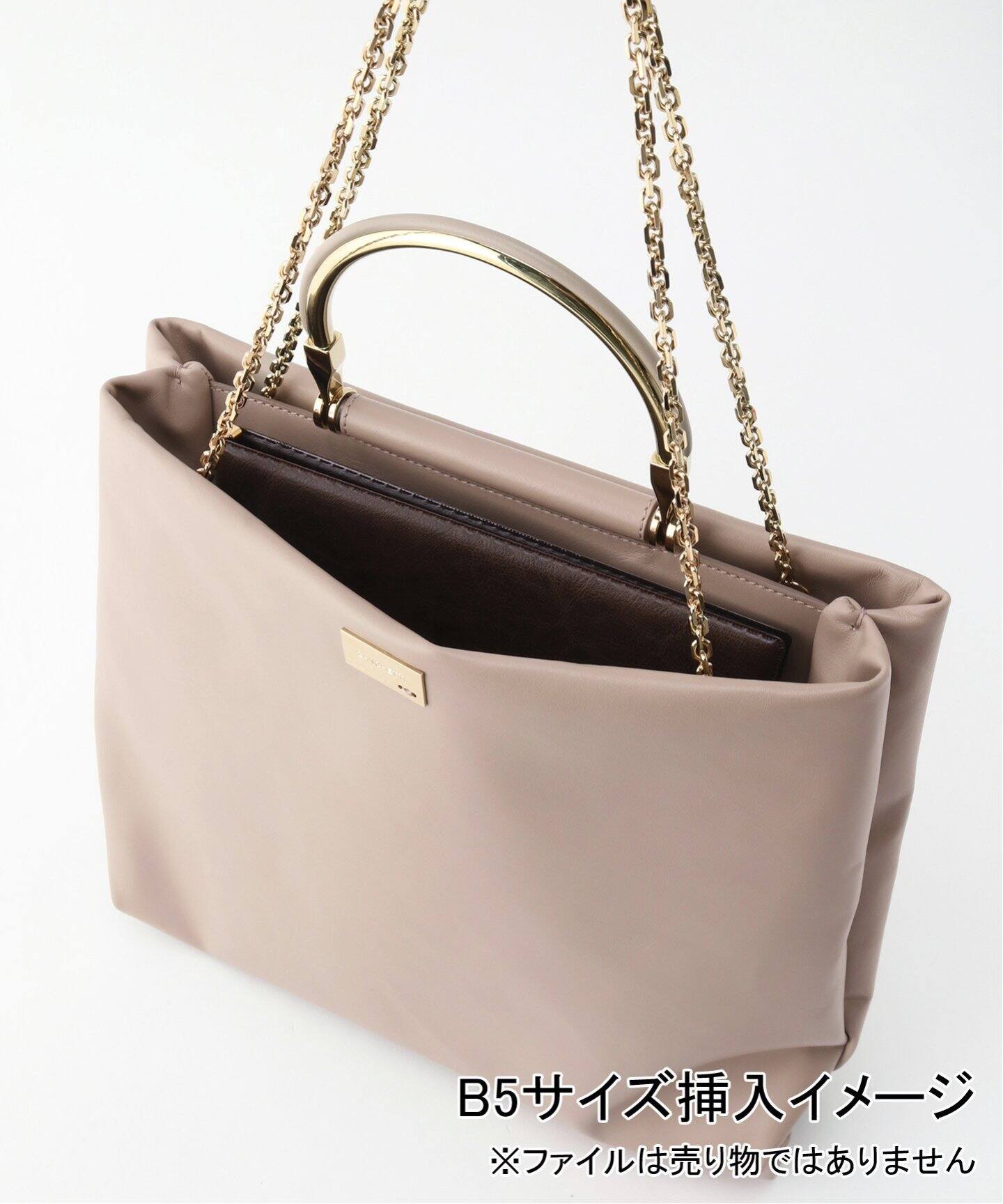 ZANCHETTI】 CHAIN SHOPPER HANDLE（ショルダーバッグ）｜NOBLE 