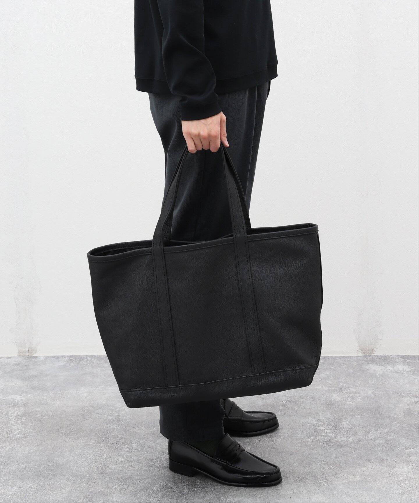 LENO / リノ】LEATHER TOTE BAG (X-LARGE)（トートバッグ）｜EDIFICE 