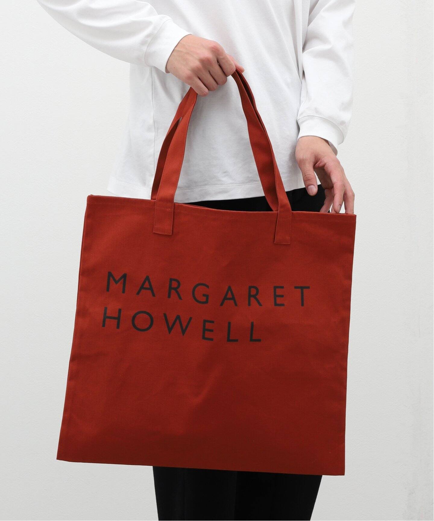 MARGARET HOWELL / マーガレット ハウエル】COTTON LOGO BAG（トート 