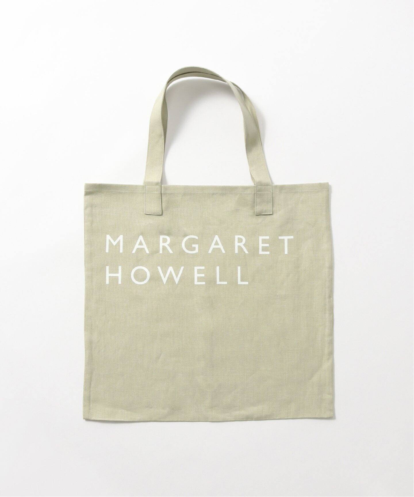MARGARET HOWELL / マーガレット ハウエル】LINEN LOGO TOTE（トート 