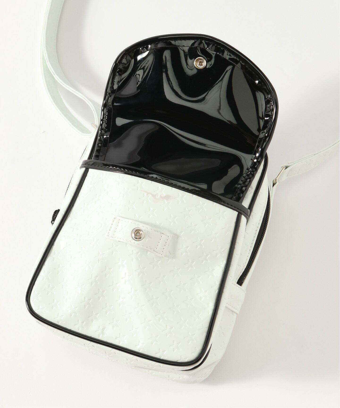 DAIRIKU / ダイリク】Star Embossing Enamel Bag A-6（ショルダー 