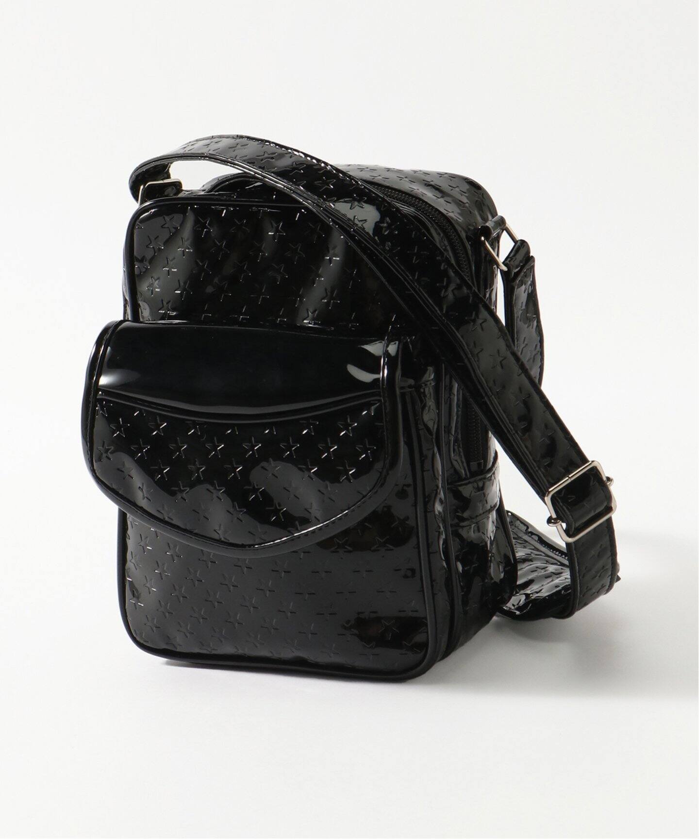 DAIRIKU / ダイリク】Star Embossing Enamel Bag A-6（ショルダー 