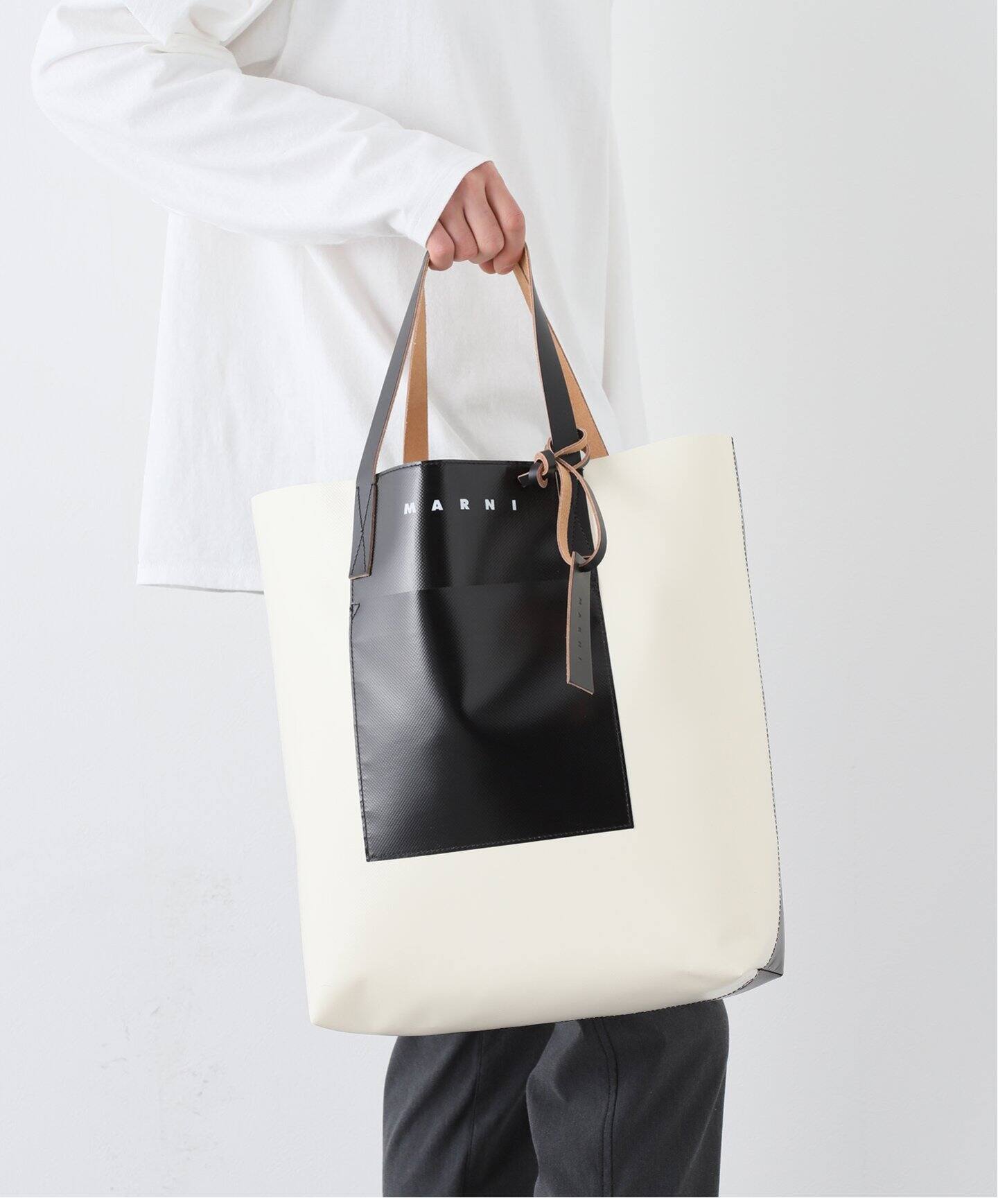 MARNI / マルニ】 PVC SHOPPING N/S W/POCKET（トートバッグ）｜PULP 