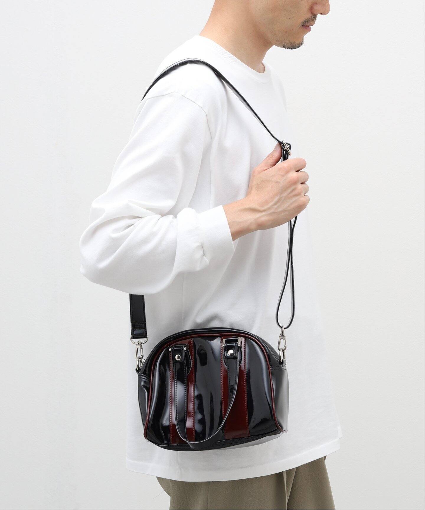 DAIRIKU / ダイリク】RENTON Mini Enamel Boston Bag（ボストンバッグ  