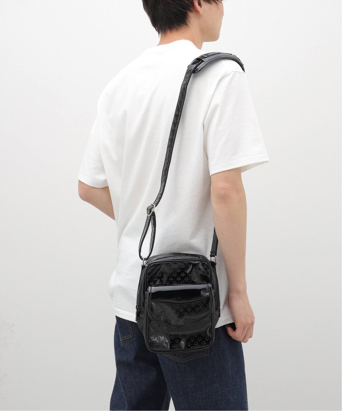 DAIRIKU / ダイリク】Star Embossing Enamel Bag（ショルダーバッグ 