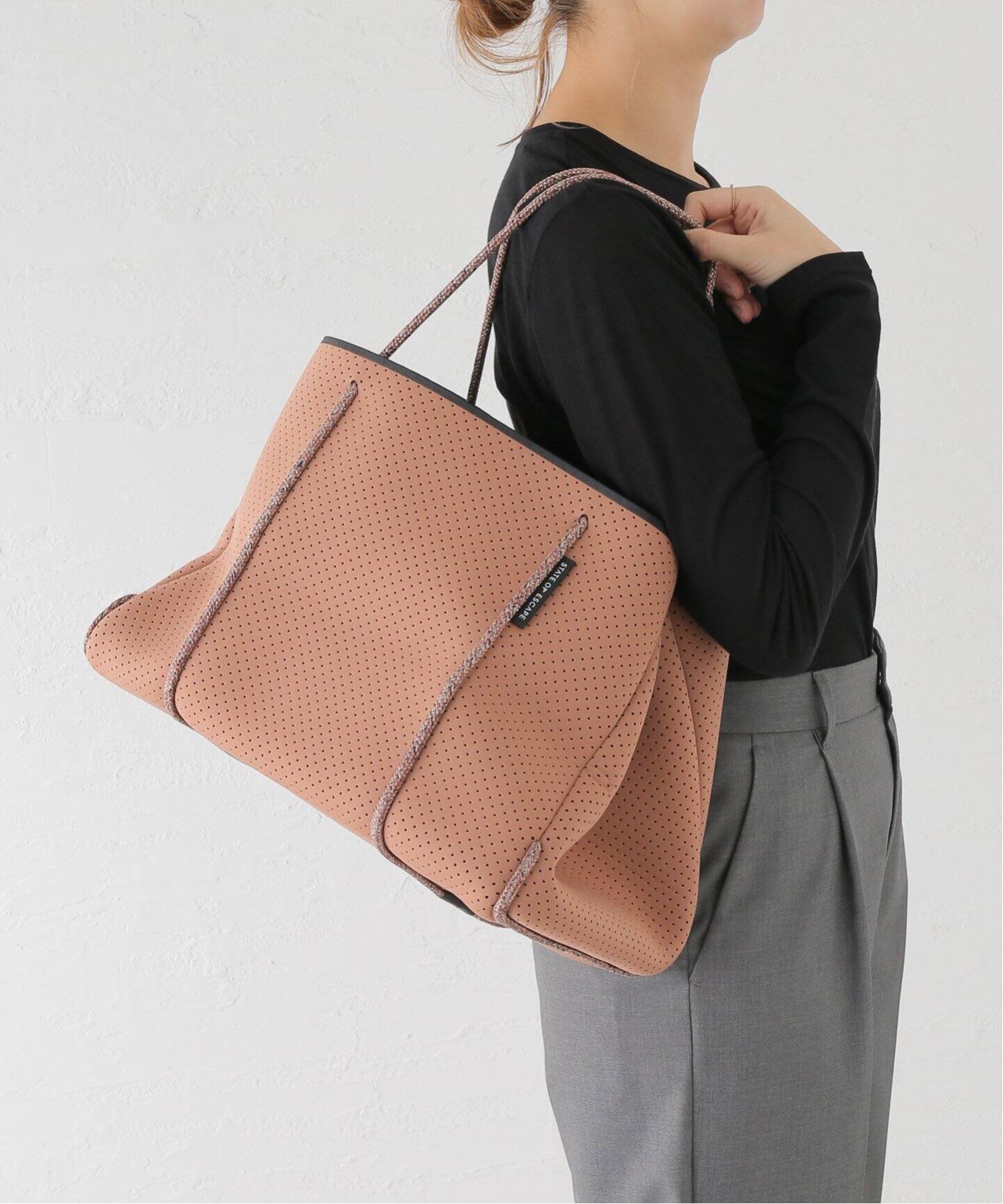 ステイトオブエスケープ 延ばす キャリーオール トートバッグ ポーチ  