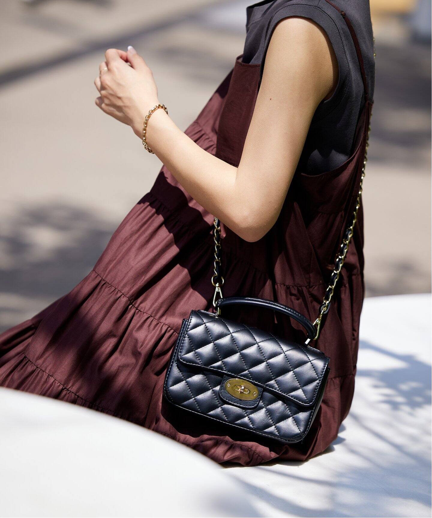 最終値下げ】【AULENTTI/オウレンティ】 チェーンバッグ （AULENTTI  